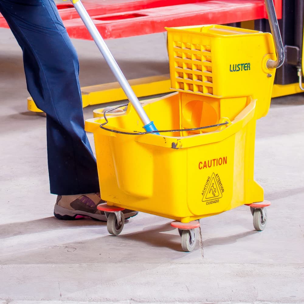 EcoGen ECOFLR-B Commercial Floor Cleaner Concentrate, 5 Gallon Bucket – Heavy-Duty Cleaning for Warehouses, Hospitals & Schools