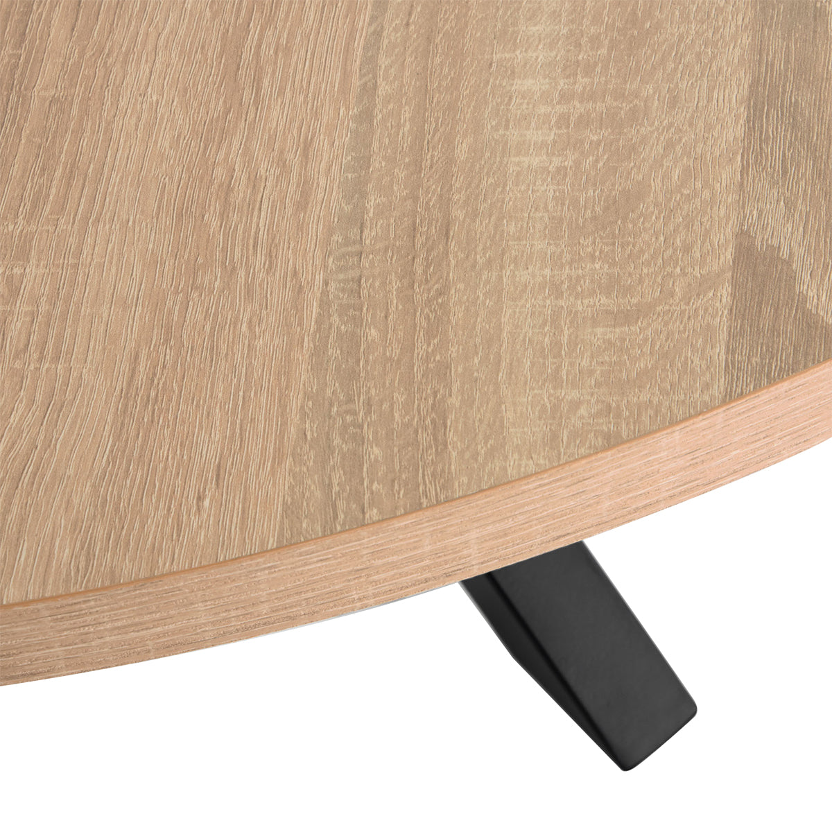 Round Dining Table - Modern Wooden Kitchen Table for 4-6 People | Perfect for Small Spaces, Breakfast Nook & Cozy Family Meals