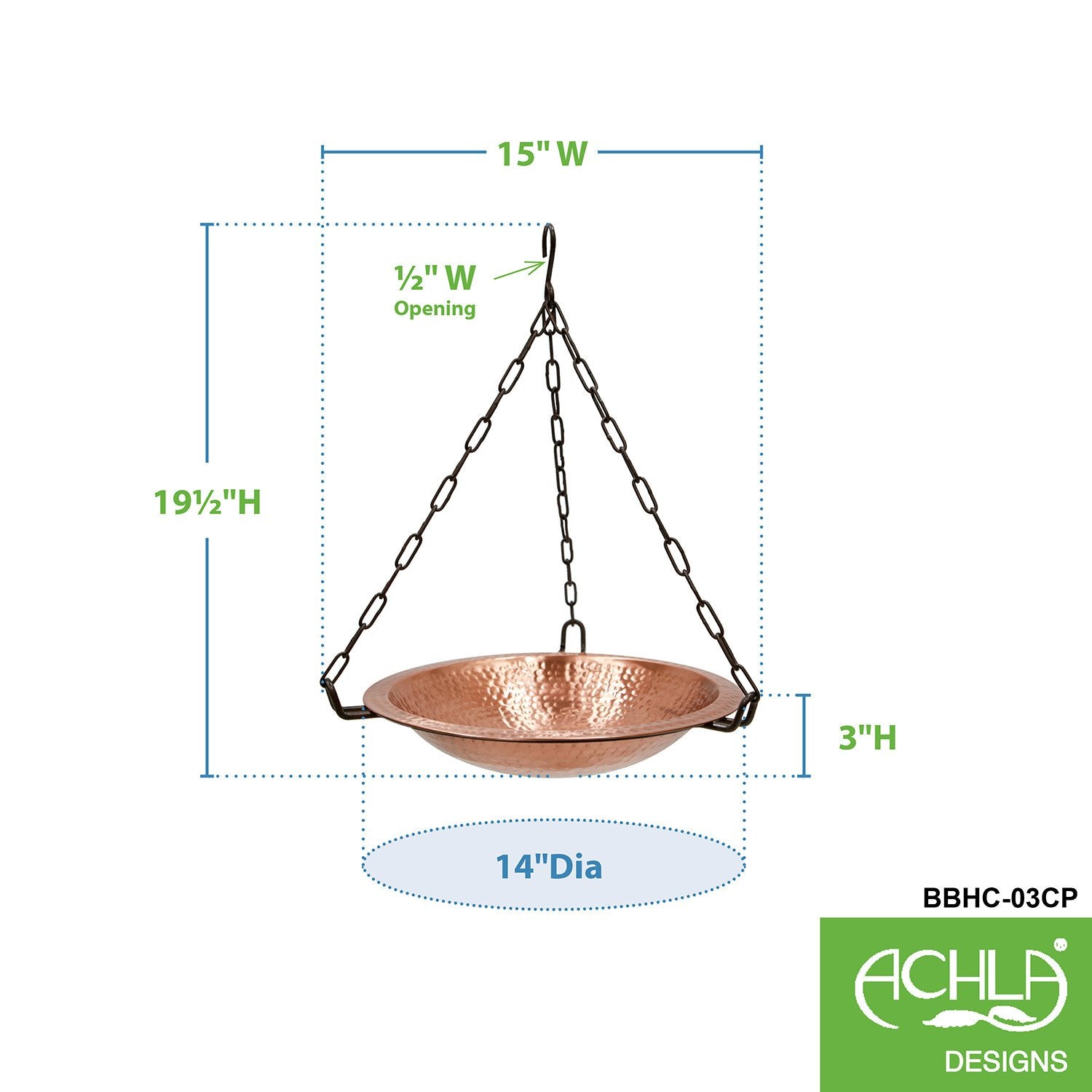 Handmade Hammered Solid Copper Birdbath for Garden - Outdoor Decorative Bird Bath with Rustic Patina Finish - Perfect for Attracting Birds to Your Backyard, Patio or Garden Decor