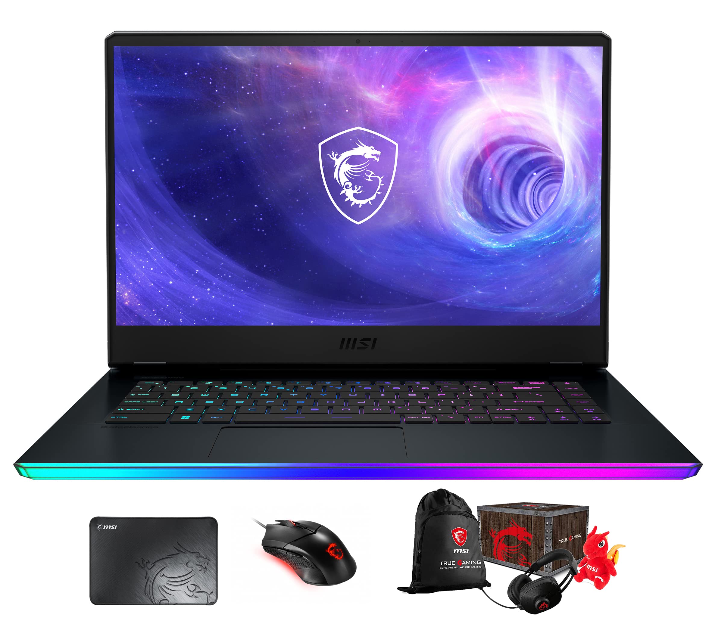 MSI Raider GE66-15 Gaming Laptop - Intel i7-12700H 14-Core, 64GB DDR5 RAM, 1TB SSD, NVIDIA RTX 3080 Ti, 15.6