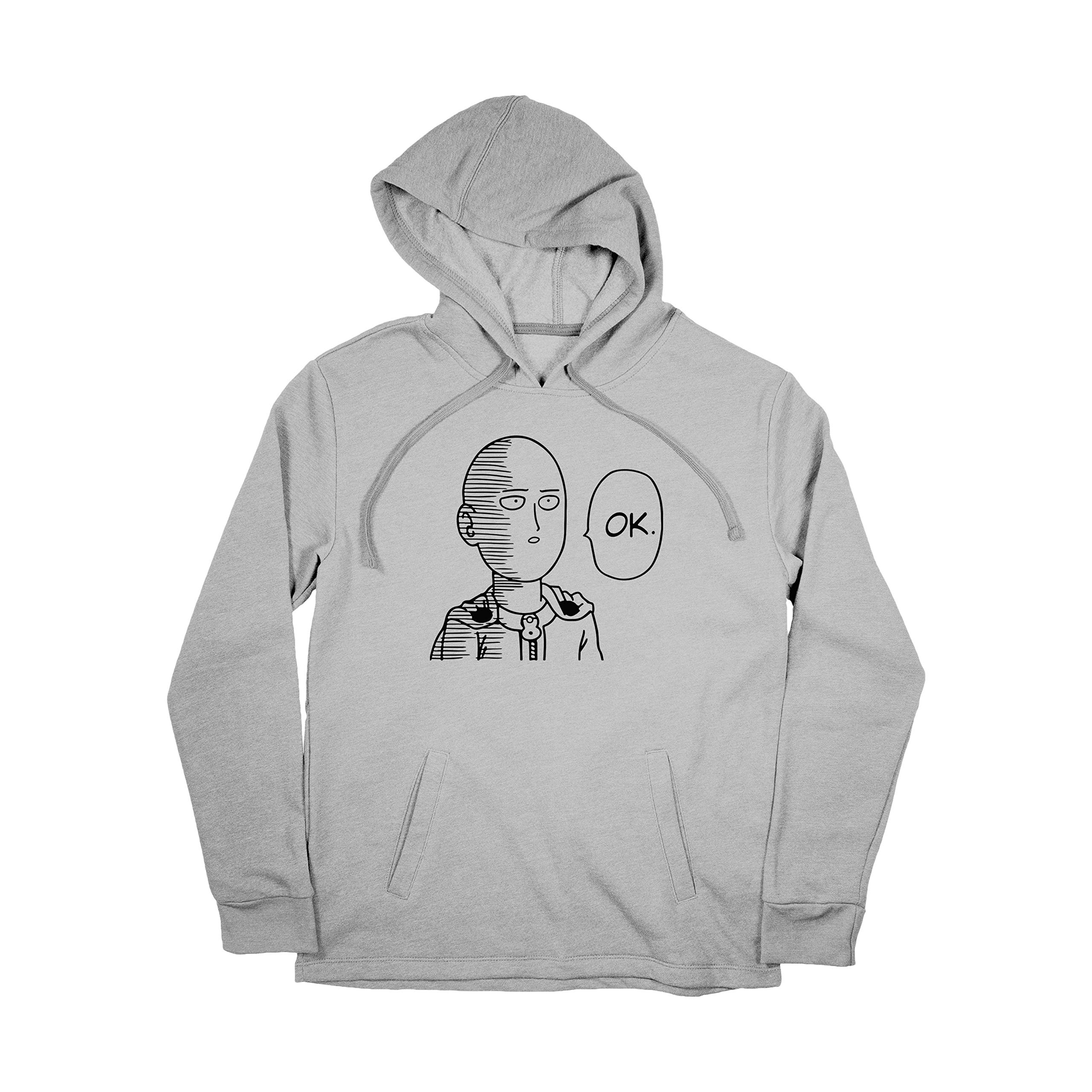 Saitama One Punch Man Anime Hoodie - Official Manga Merchandise for Men & Women | Perfect for Cosplay, Conventions, and Casual Wear