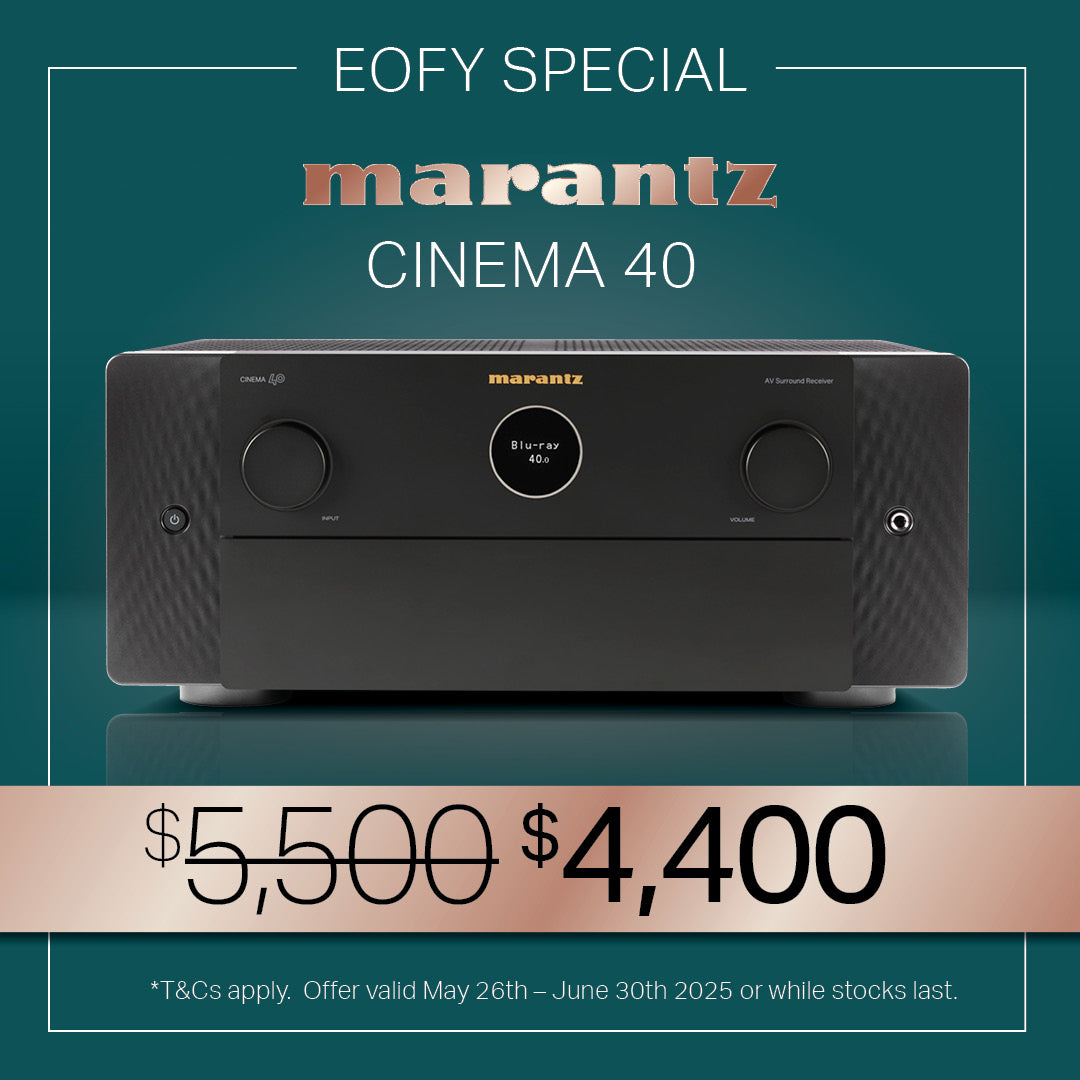Marantz Cinema 40 9.4 Channel 8K AV Receiver with Dolby Atmos - Premium Home Theater System for Movies, Music & Gaming