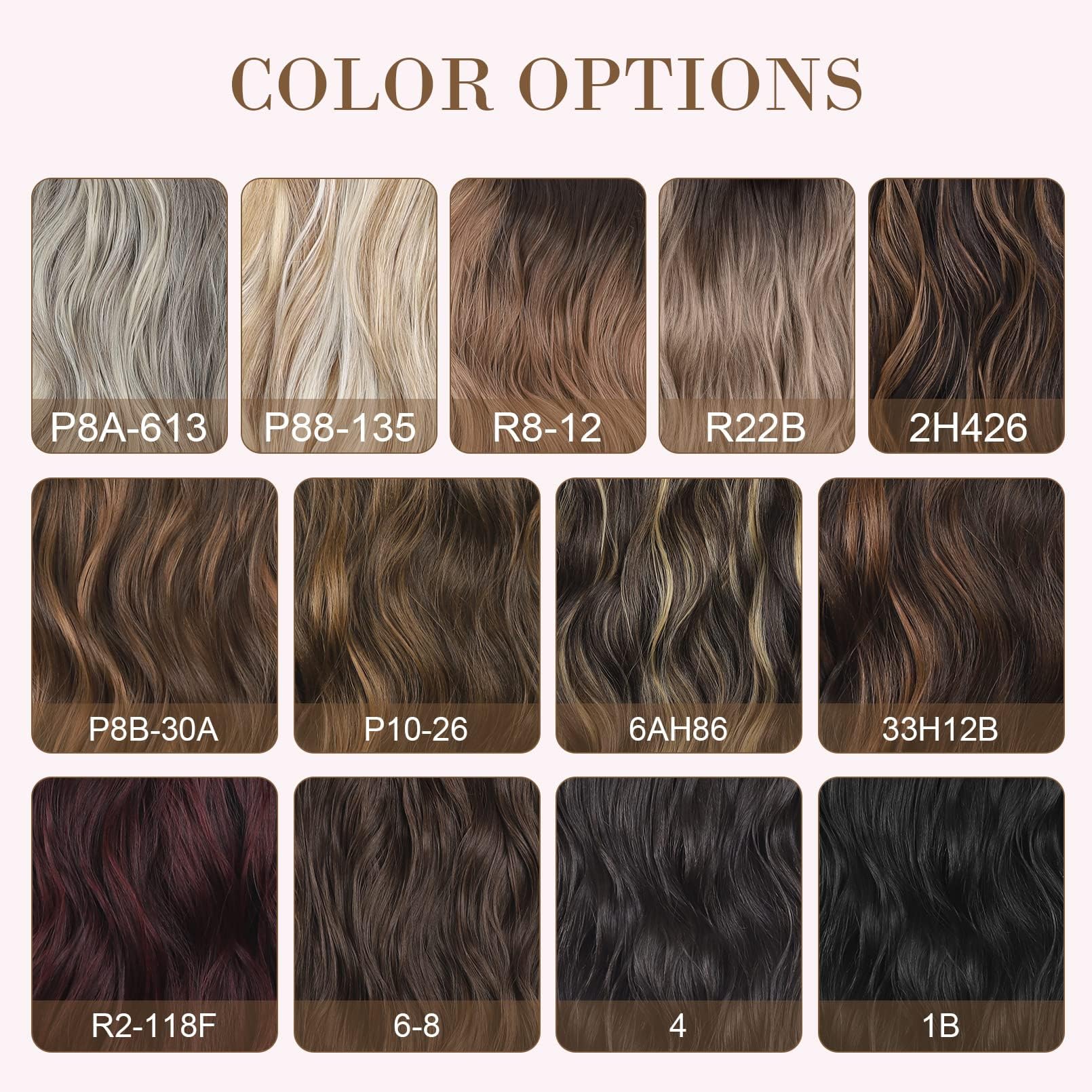 4PCS Clip-in Synthetic Hair Extensions - Long & Thick Hair Extensions for Women - Perfect for Parties, Weddings & Everyday Styling