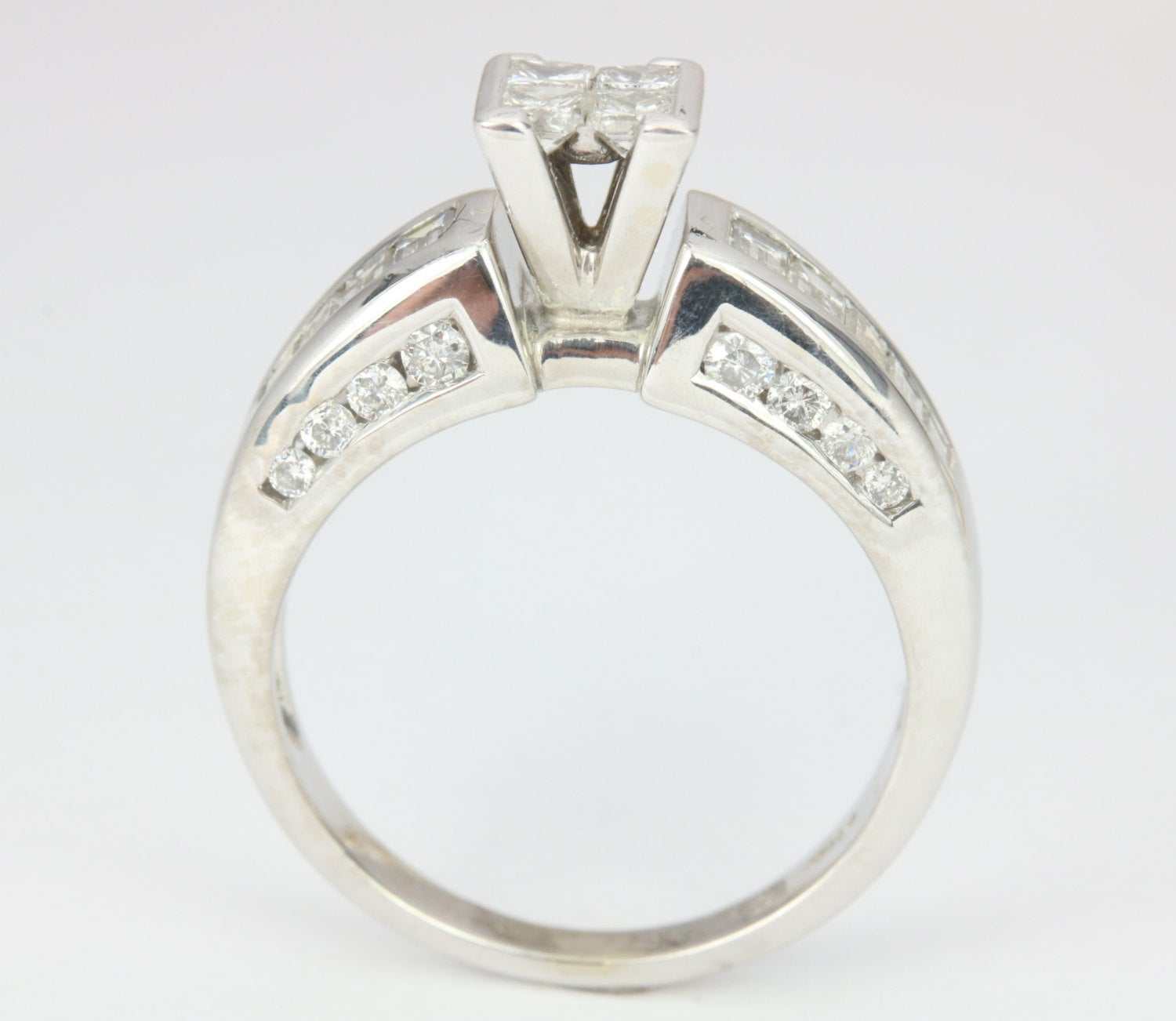 1.55tcw Natural Princess Cut Diamond Engagement Ring in 14K Gold - Perfect for Proposals, Anniversaries & Bridal Jewelry