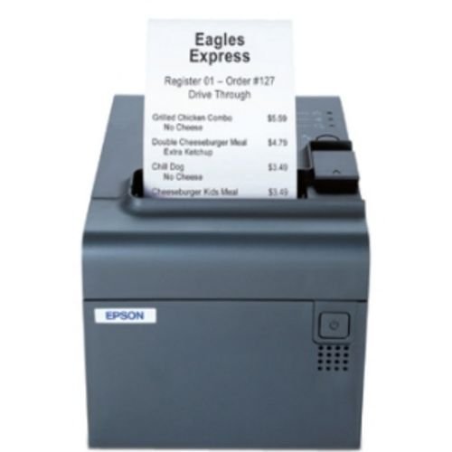 Epson TM-L90 Thermal Label Printer with Ethernet Interface - Includes Label Software CD & Power Supply - Dark Gray (Renewed) - Perfect for Retail, Shipping & Warehouse Labeling