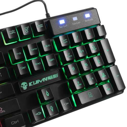 RGB Backlit USB Wired Gaming Keyboard and 2400DPI LED Gaming Mouse Combo Set with Mouse Pad - Perfect for PC Gaming, Office Work and Streaming Setup