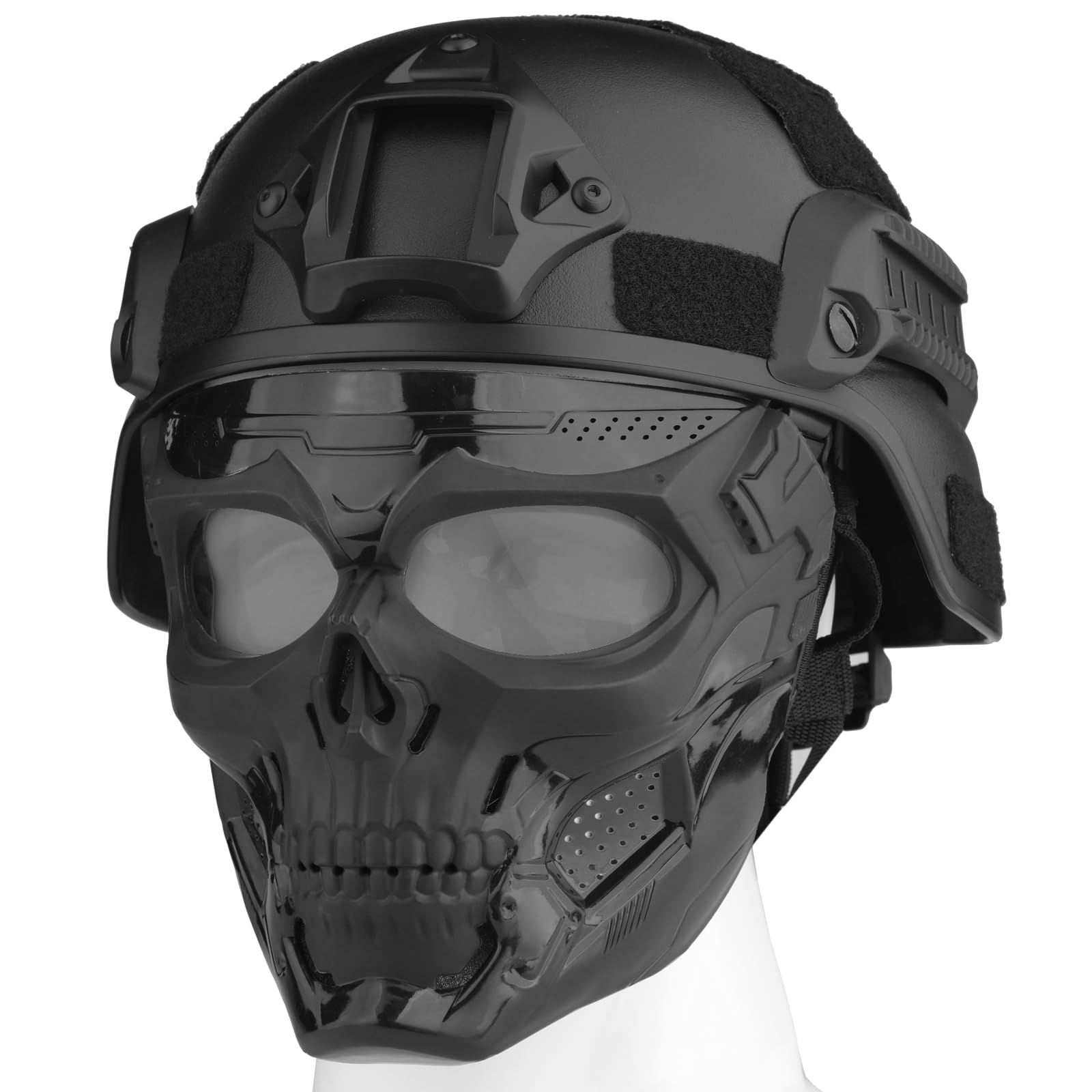 Tactical Airsoft Helmet & Mask Set - Military & Paintball Gear for Airsoft Enthusiasts - Perfect for Outdoor Combat, Training & Airsoft Games
