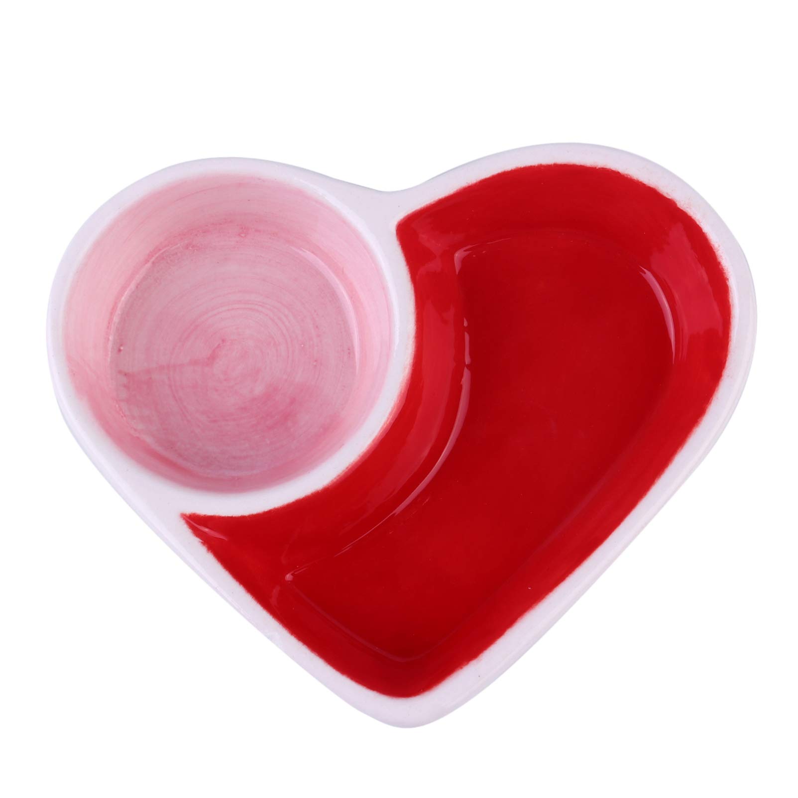 Ceramic Hamster Food Bowl - Small Pet Feeding Dish for Cats & Hamsters - Durable Pet Tableware for Home Use