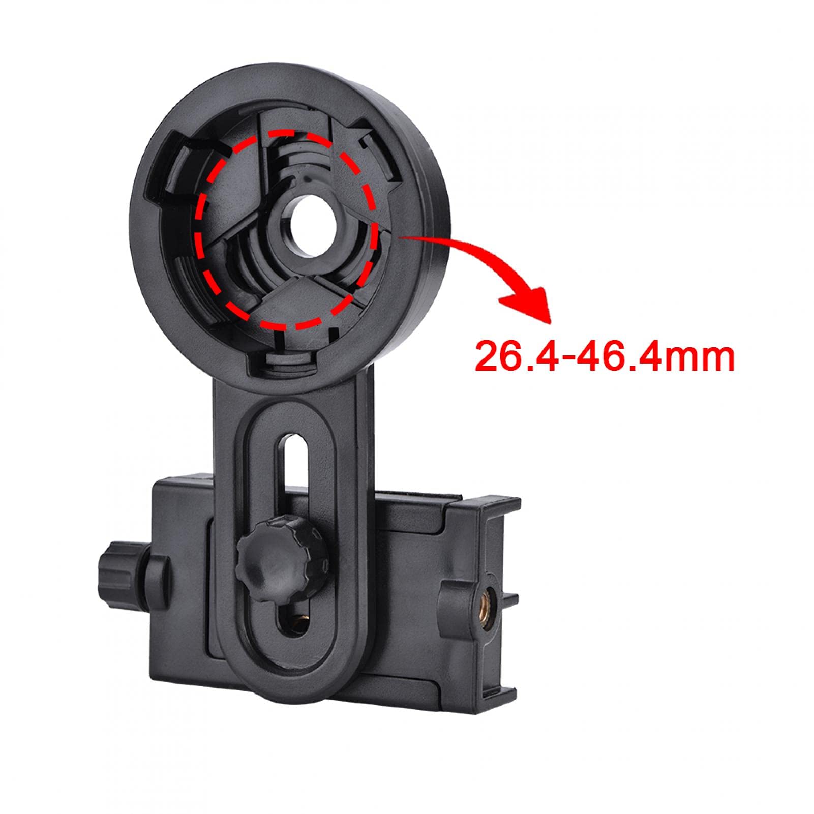 Universal Spotting Scope & Telescope Phone Mount Adapter - Binocular & Monocular Camera Holder for Smartphones | Perfect for Bird Watching, Hunting & Stargazing