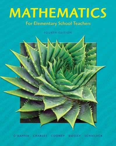 Mathematics for Elementary School Teachers (4th Edition) - Essential Math Textbook for Elementary Educators | Classroom Teaching Resource & Homeschool Curriculum
