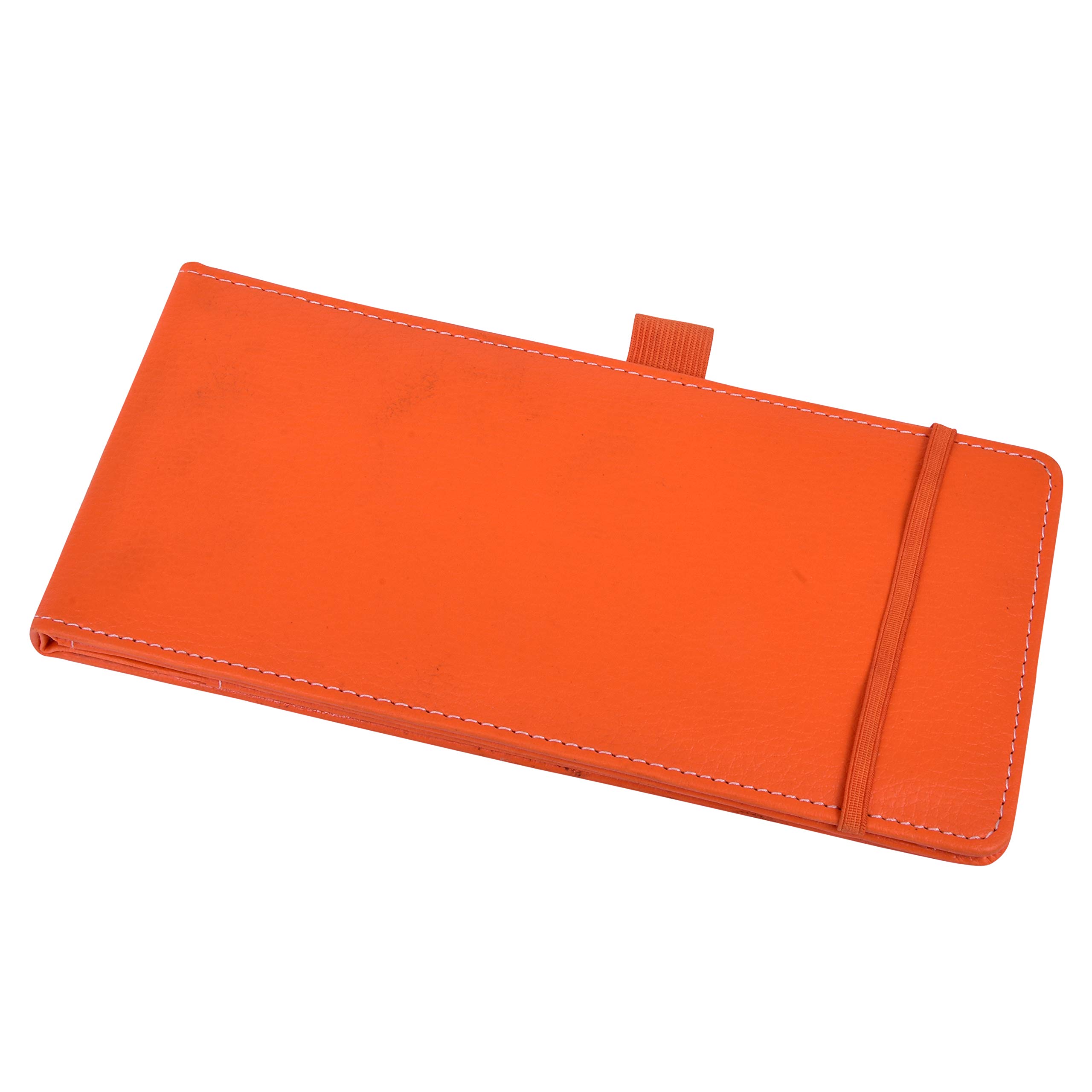 Premium Leatherette Checkbook Holder & Card Organizer - Navy Blue Wallet for Checks, Credit Cards, and IDs | Perfect for Business Professionals and Everyday Use