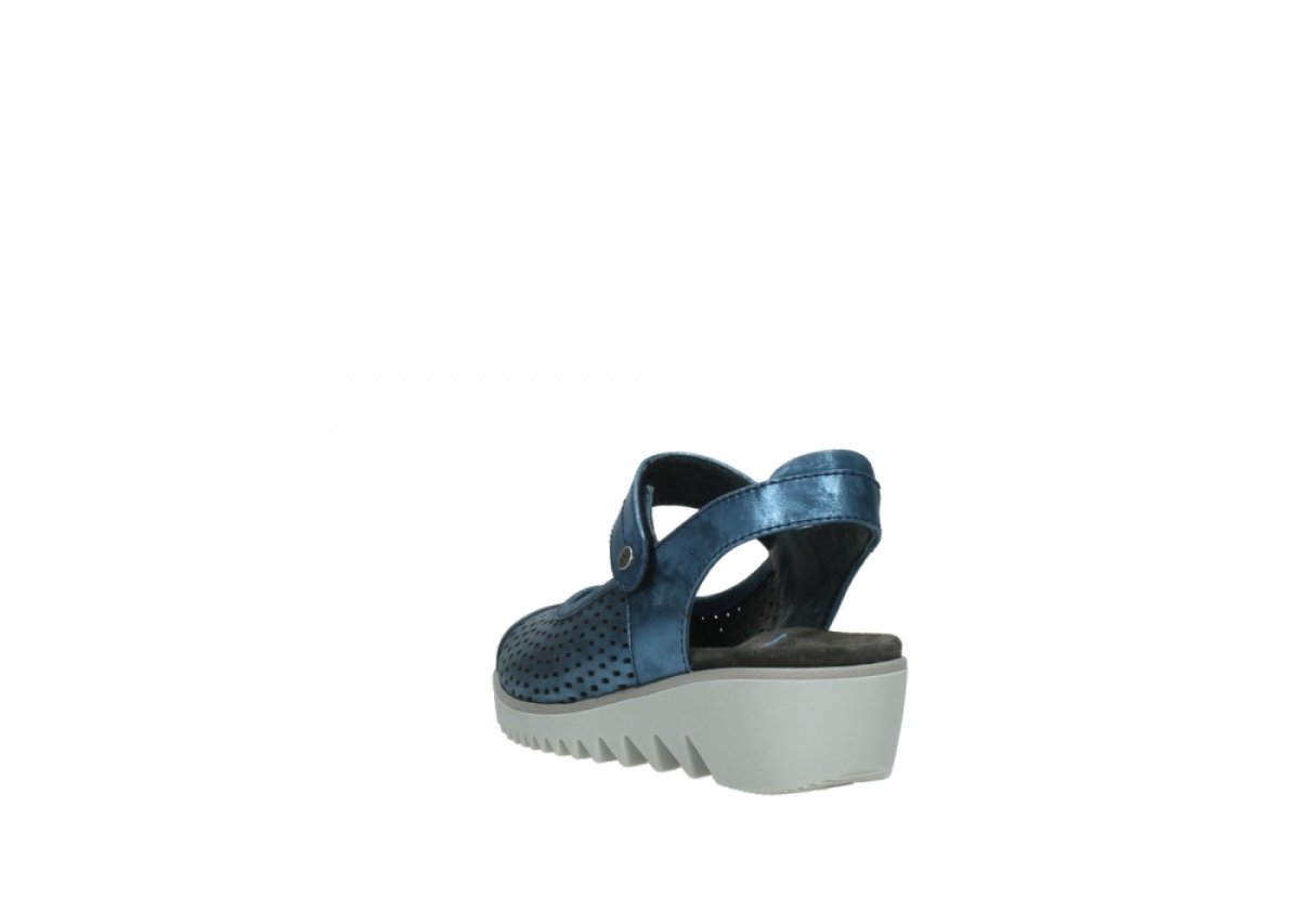 Wolky Women's Blade Blue Sandal Size 41 | Comfortable Walking Shoes for Women | Perfect for Beach, Vacation & Summer Outfits