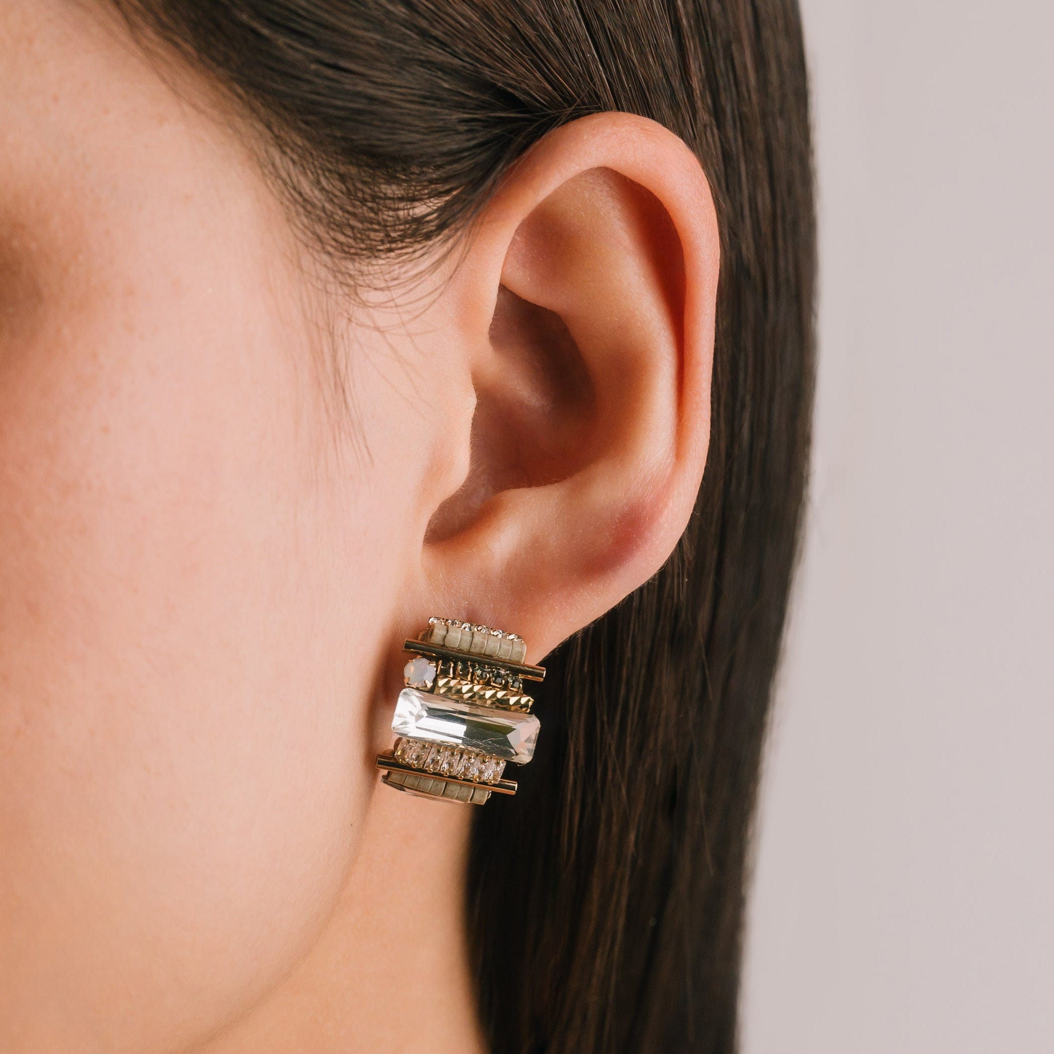 Stylish Balance Hoop Earrings for Women - Trendy Gold & Silver Dangle Earrings - Perfect for Everyday Wear, Parties & Gifts