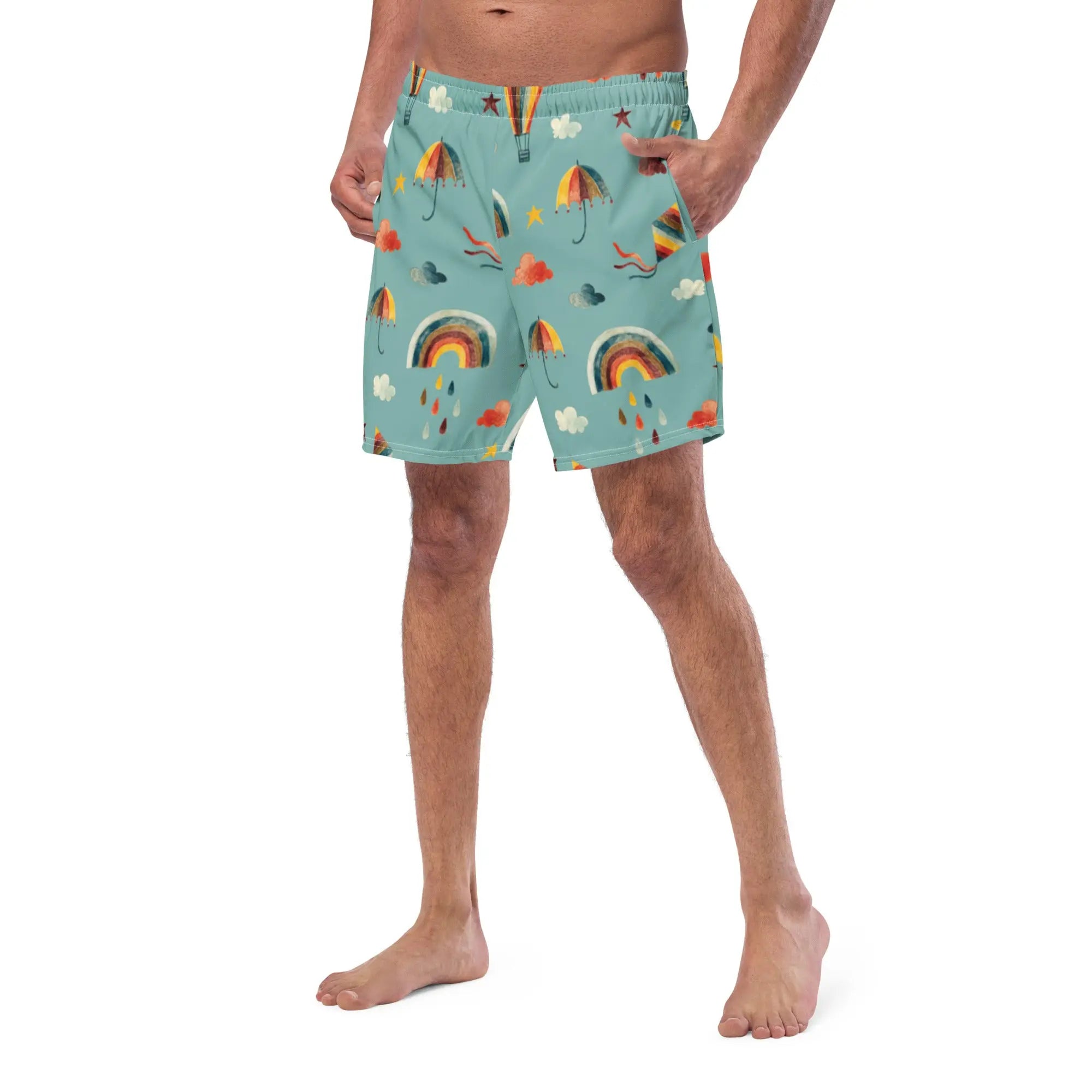 Men's Swim Shorts - Quick Dry & Comfortable Swim Trunks for Beach, Pool & Water Sports | Sky Design
