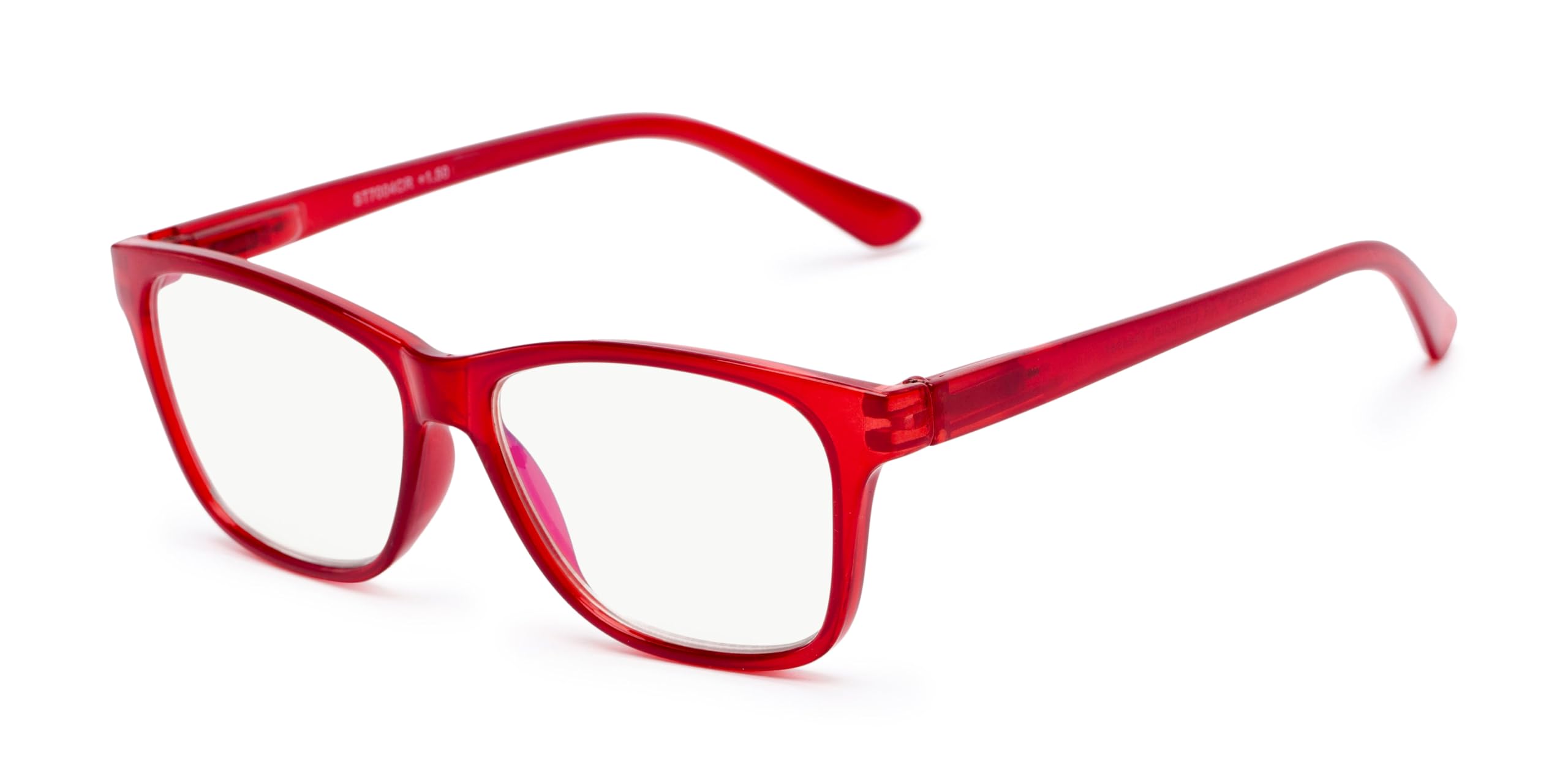 Blue Light Blocking Reading Glasses for Men & Women - Francis Square Frame Style | Computer Glasses for Office Work, Screen Time & Digital Eye Strain Relief
