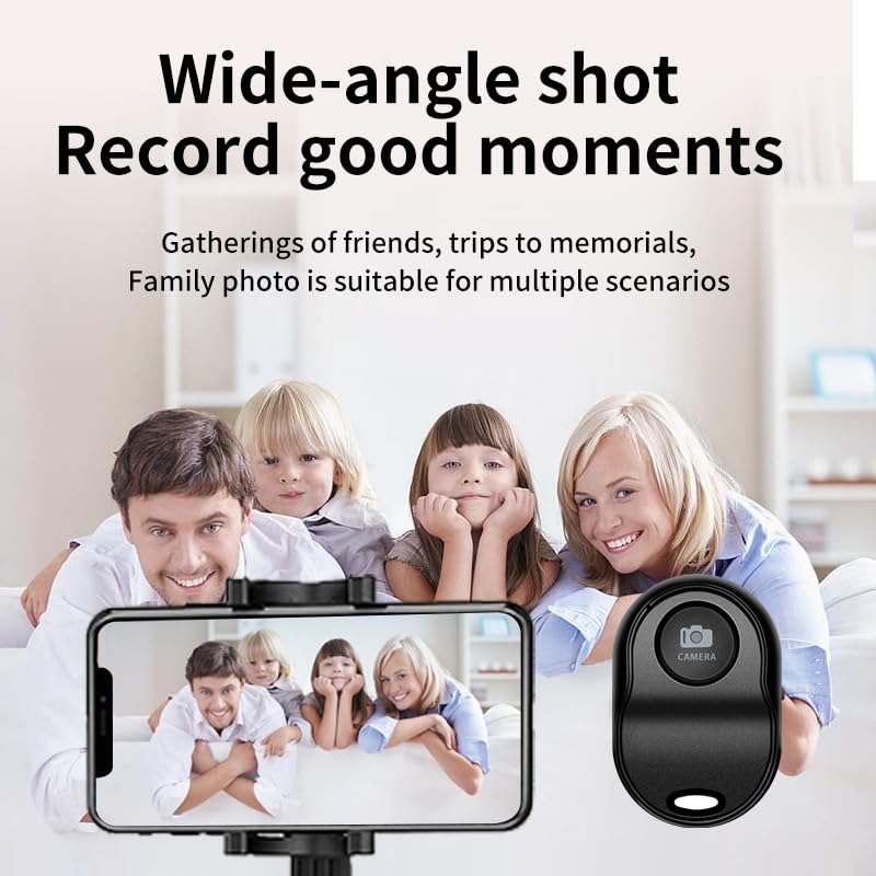 Wireless Bluetooth Camera Remote Shutter for iPhone Android iPad - 3 Pack Adjustable Wrist Strap Selfie Clicker - Perfect for Group Photos, Vlogging & Hands-Free Shooting