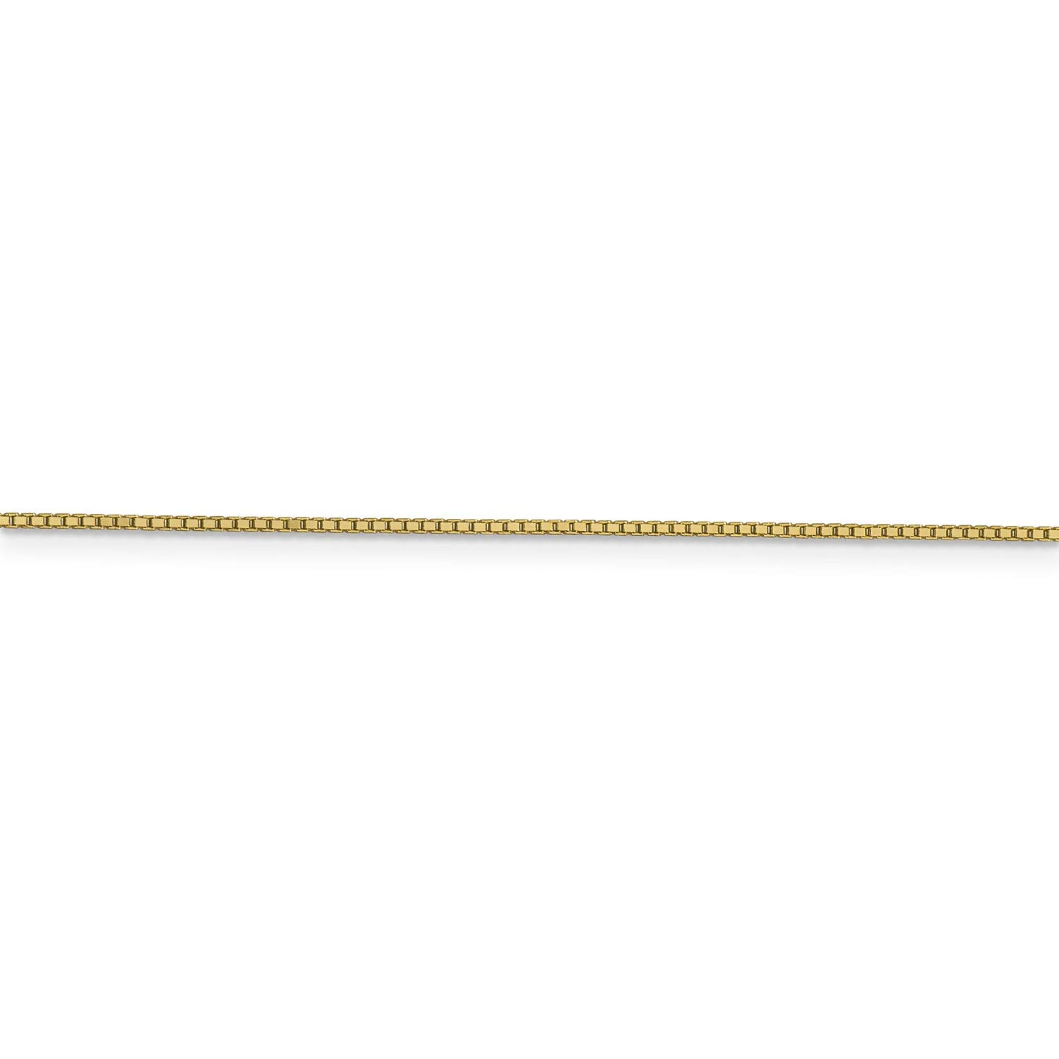 14K Yellow Gold Classic Box Chain Necklace, Bracelet or Anklet - Dainty Jewelry for Women, Gift for Her - Perfect for Everyday Wear, Special Occasions & Layering