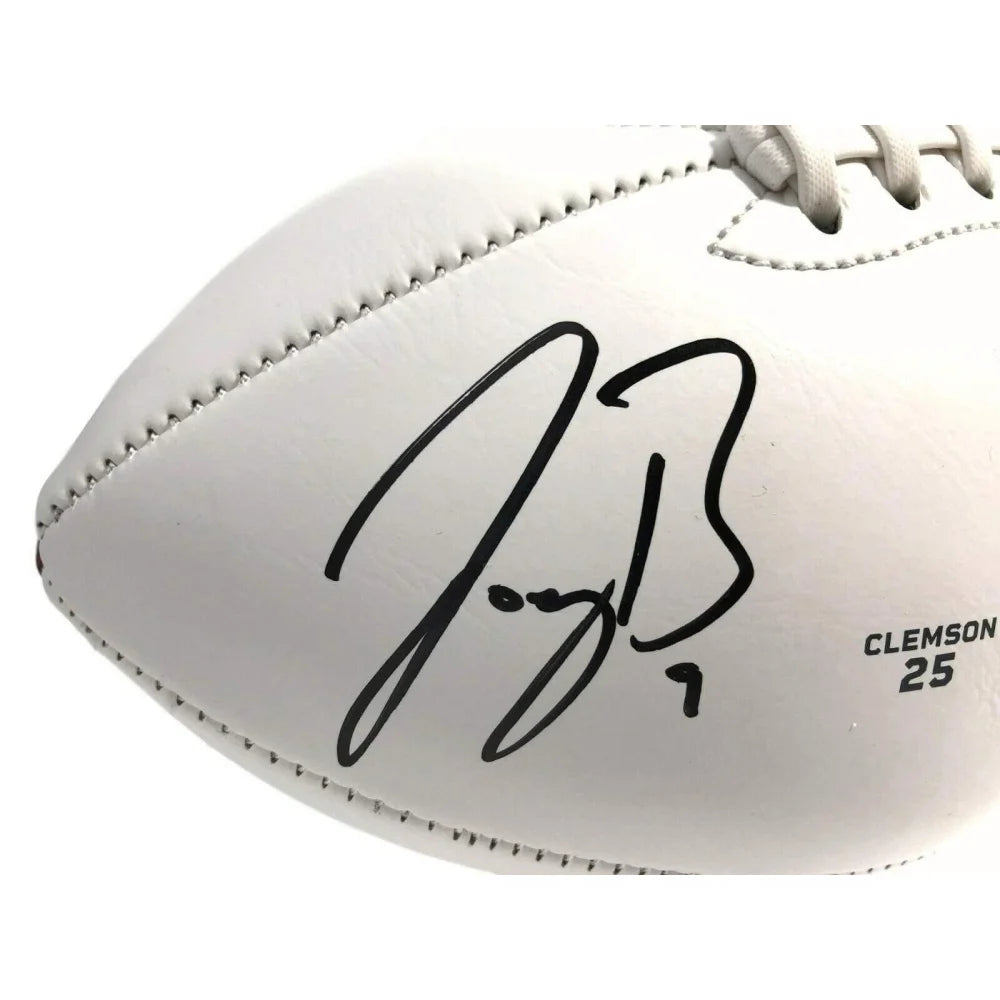 Authentic Joe Burrow Signed LSU White Panel Football with COA - Louisiana State Tigers Collectible - Perfect for Sports Memorabilia Displays & Fan Gifts