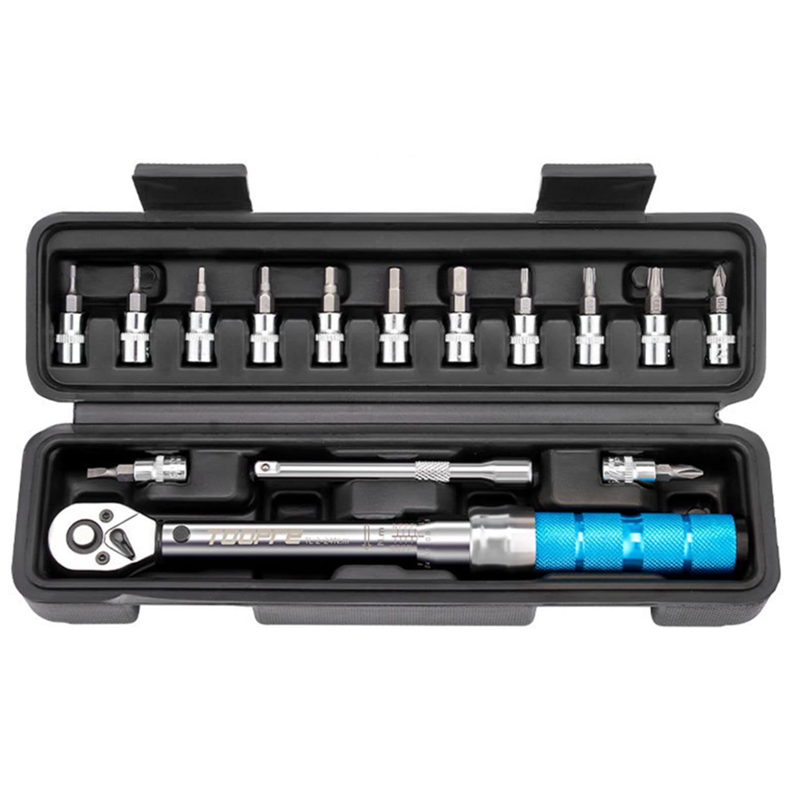 13-Piece Ratchet Bicycle Hub Screwdriver Kit with 1/4