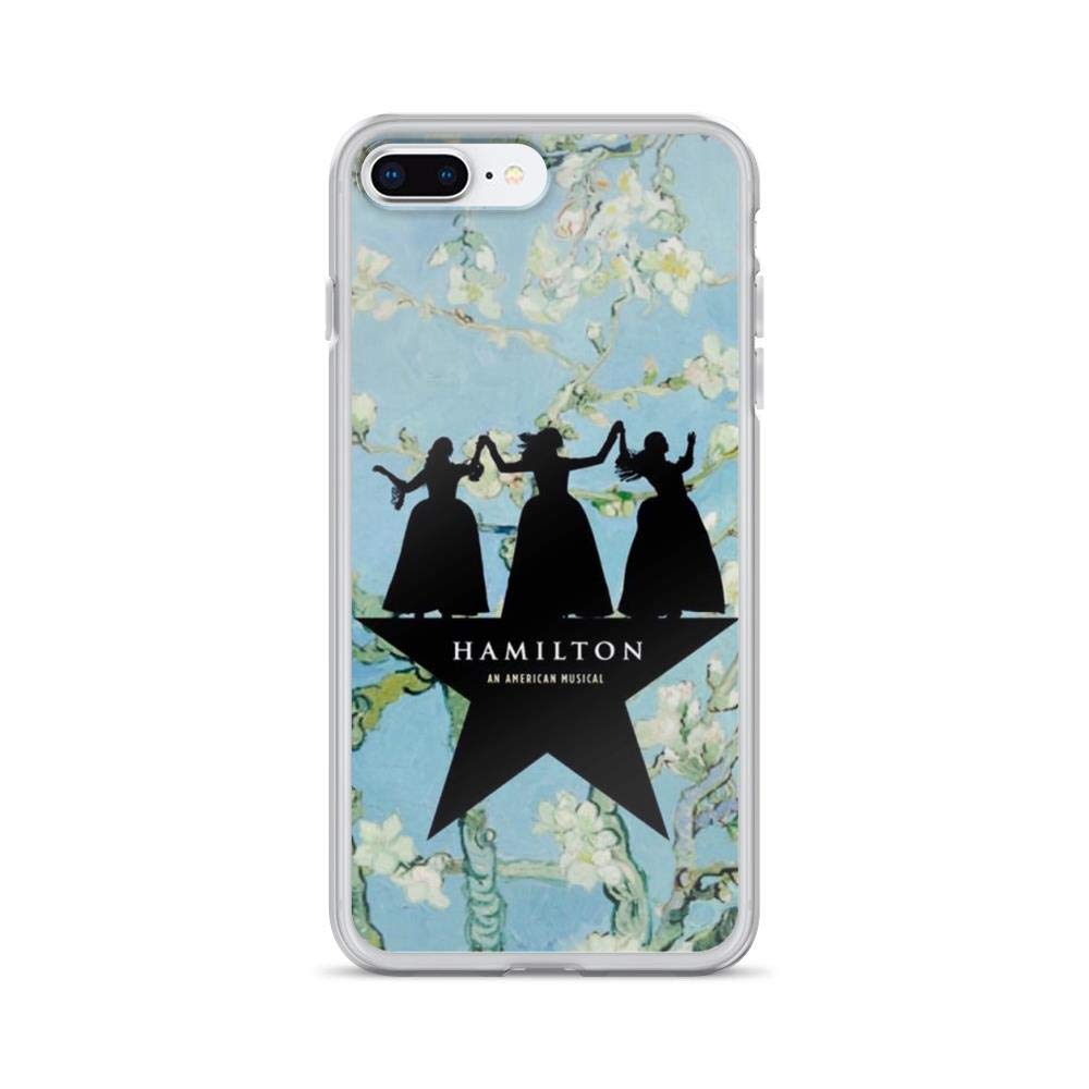 Hamilton Broadway Musical iPhone 7 Plus/8 Plus Case - Schuyler Sisters Clear Phone Cover | Theater Lover Gift, Show Merchandise, American Musical Accessory for Fans