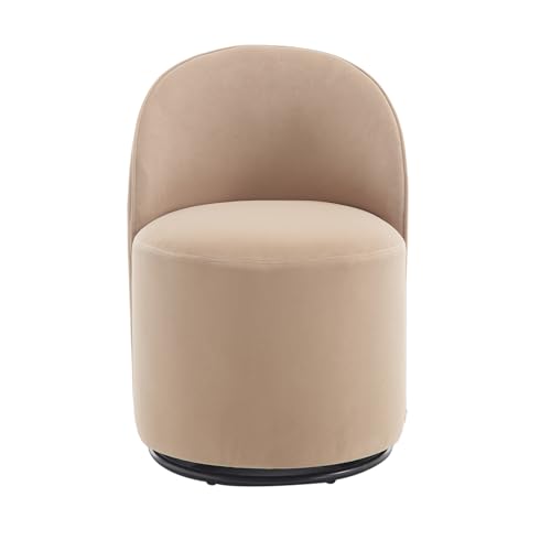Velvet-khaki-curved Back