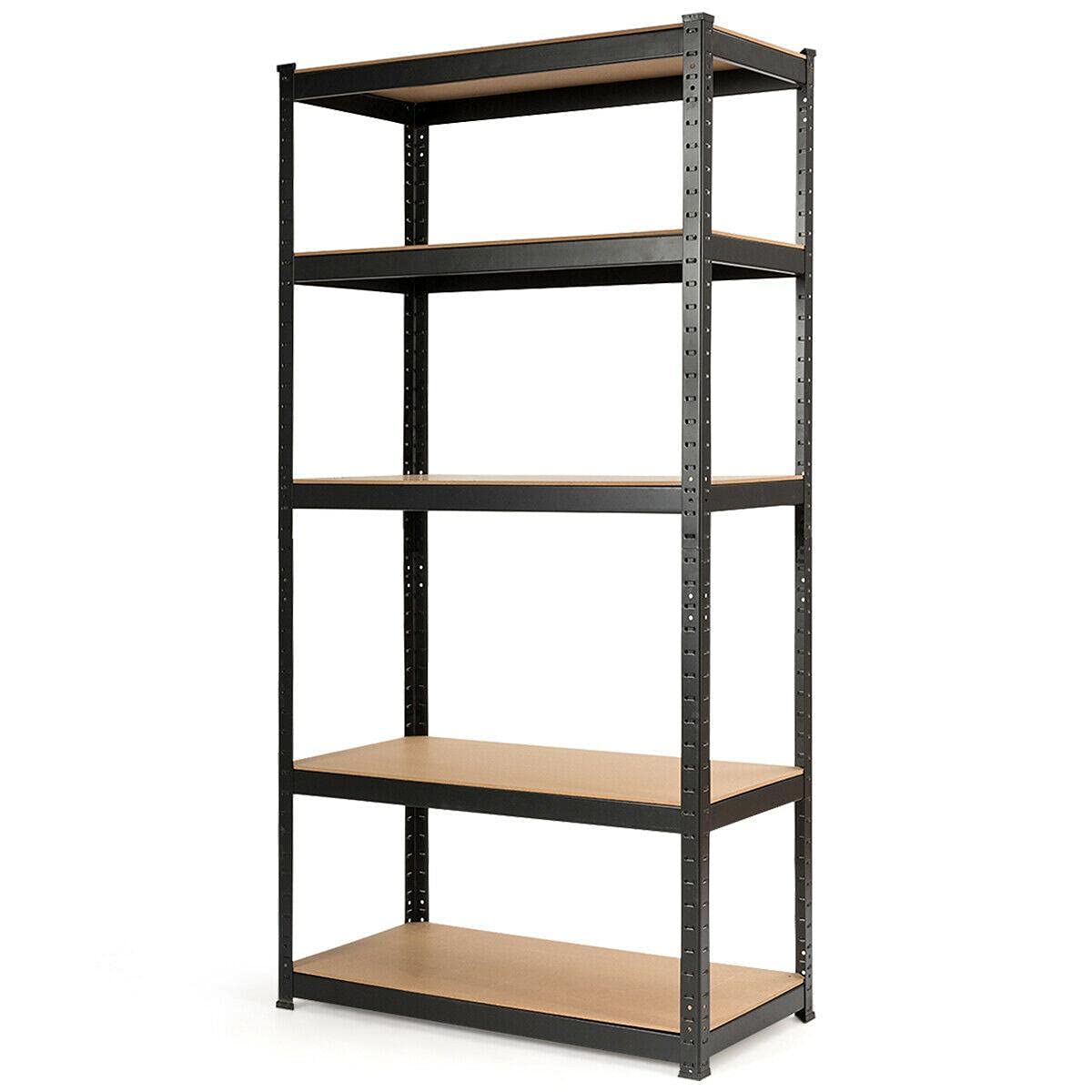 5-Tier Heavy Duty Steel Storage Shelves 72