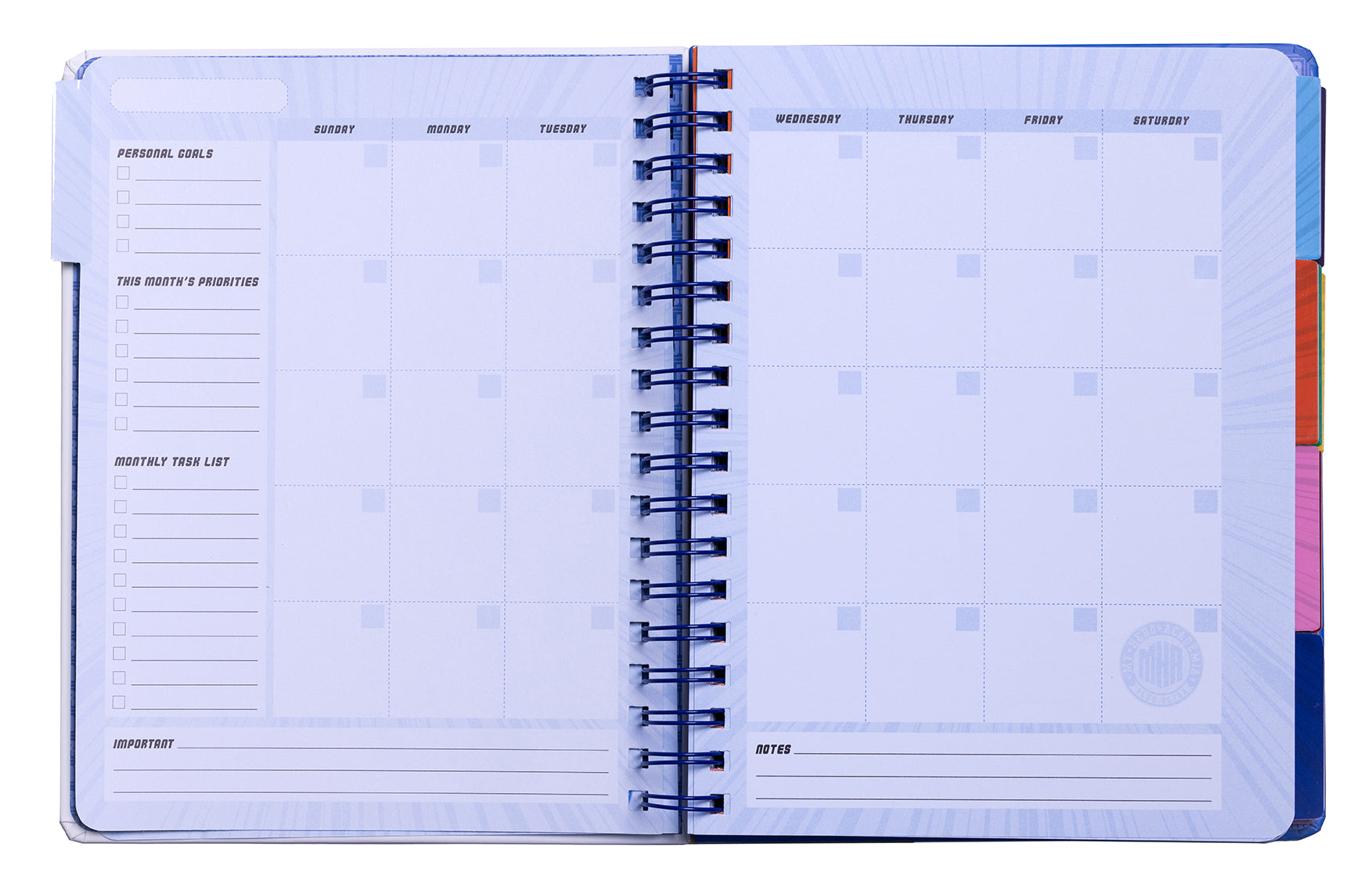 My Hero Academia: Class 1-A 12-Month Undated Academic Planner - Perfect for School, Work, and Anime Fans Organization