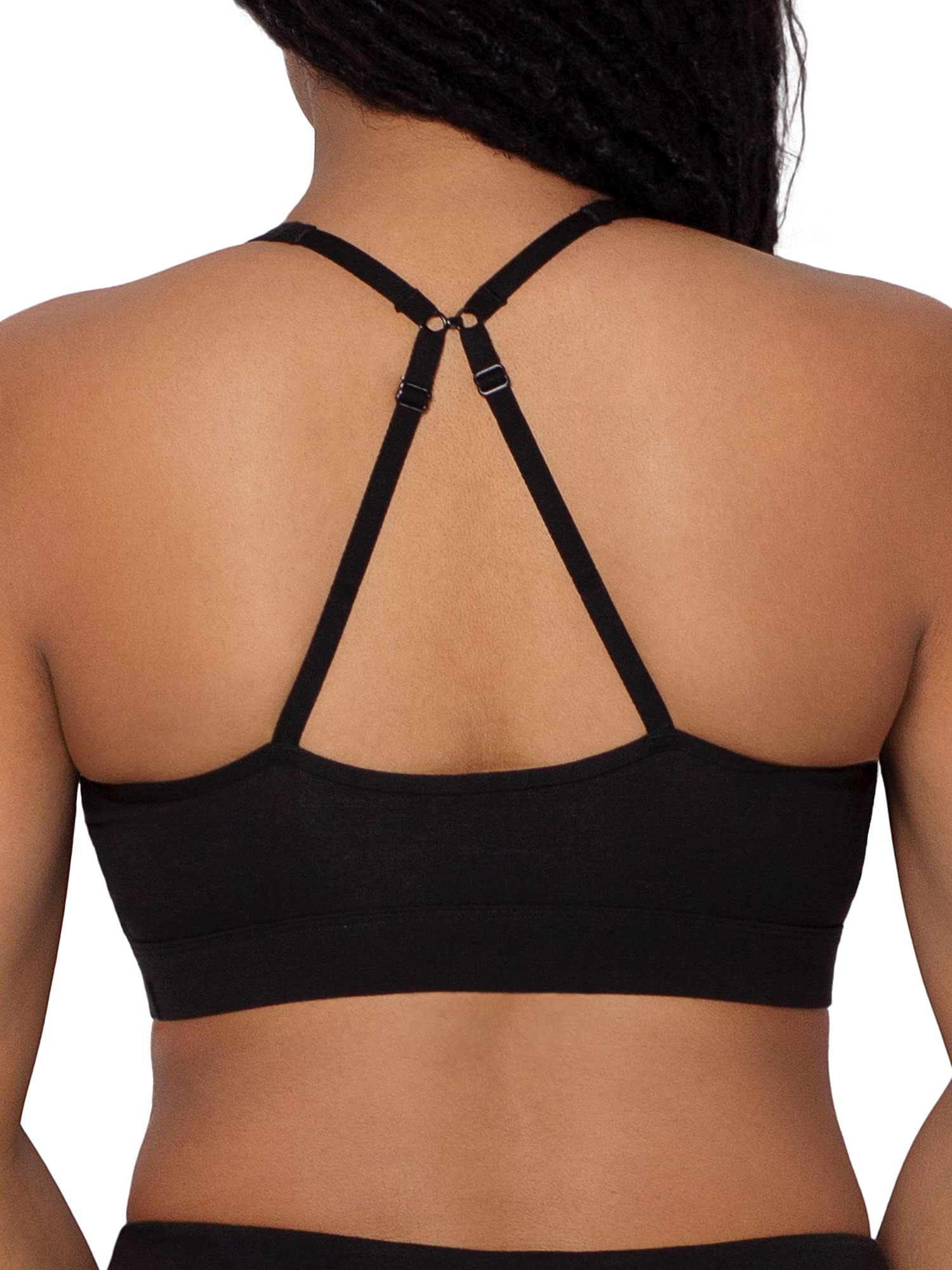 Smart & Sexy Women's Cloud Cotton Comfort Wireless Bralette - Ultra Soft Lounge Bra for Sleep, Yoga & Everyday Wear