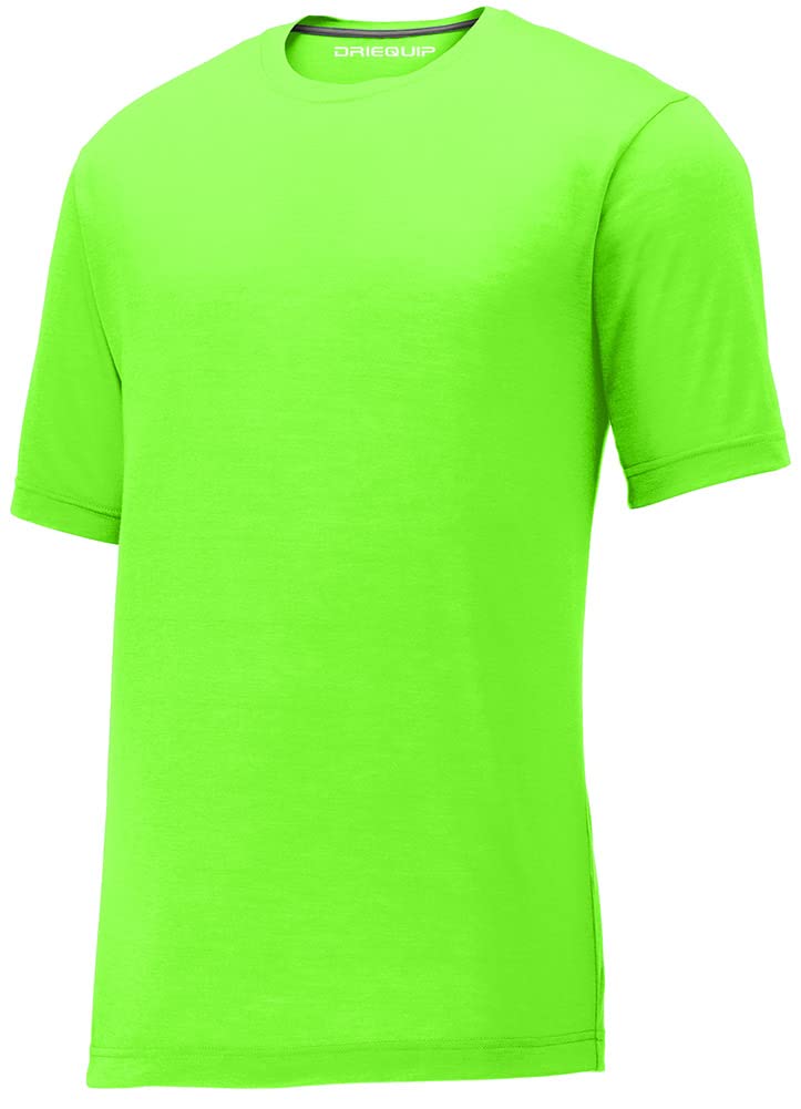 DRIEQUIP Moisture Wicking Soft Touch Athletic Shirts for Men & Women - Breathable Quick Dry Workout Tops in Sizes XS-4XL - Perfect for Gym, Running, Yoga & Outdoor Sports