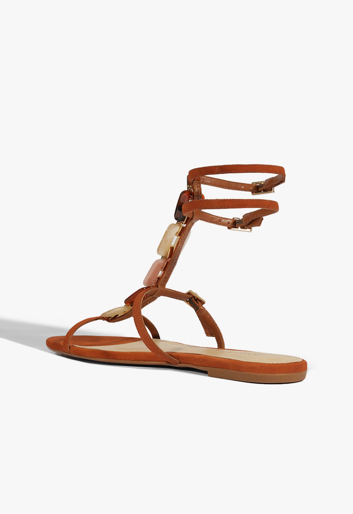 Cassandra Brown Suede Flat Sandal - Women's Comfortable Casual Sandals for Summer | Perfect for Beach, Vacation & Everyday Wear