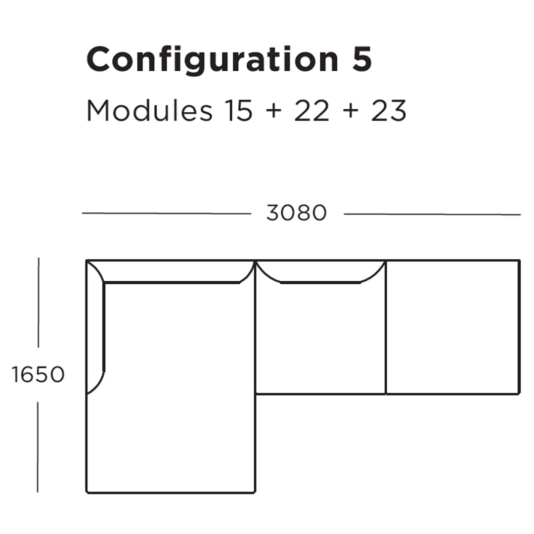 Modular Sofa Set - 9 & 16 Piece Configurable Sectional Couch for Living Room, Lounge & Home Theater Comfortable Seating Solution