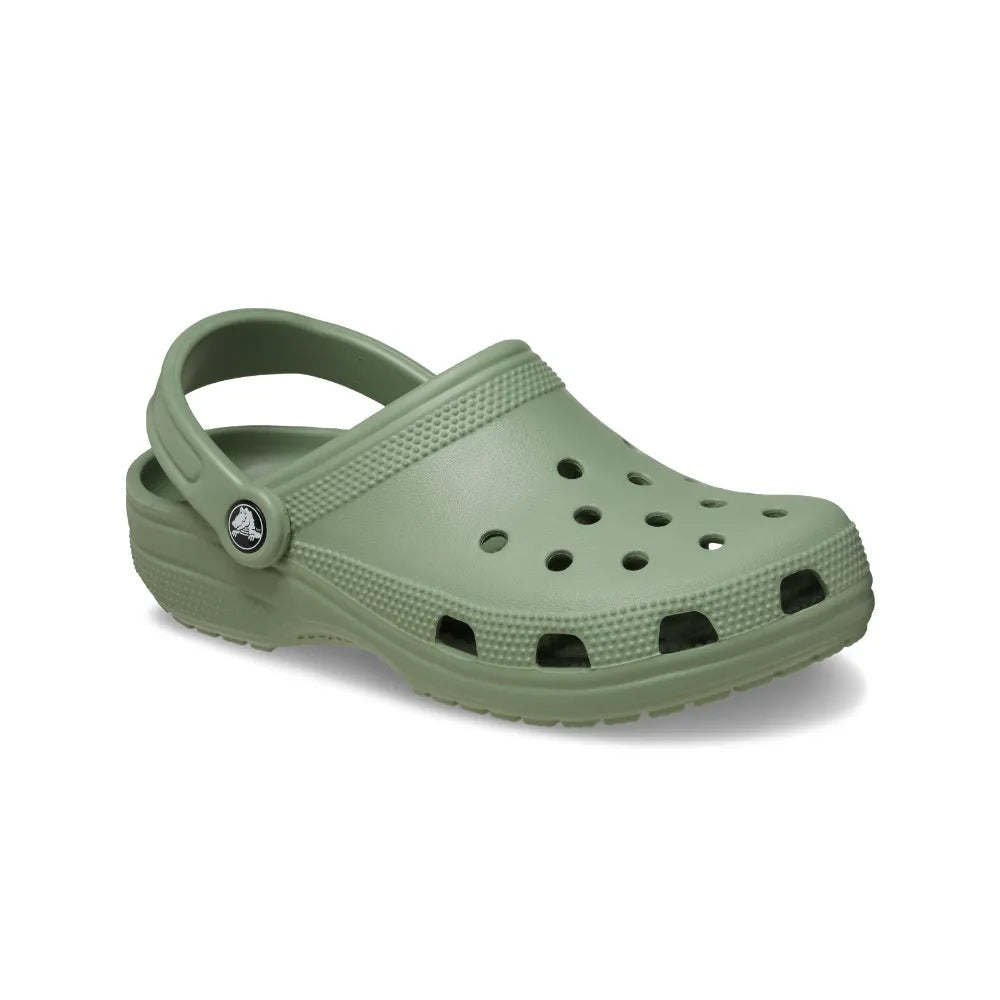 Crocs Unisex Classic Moss Clog - Comfortable Slip-On Water Shoes for Men & Women - Perfect for Beach, Pool, Garden & Casual Wear