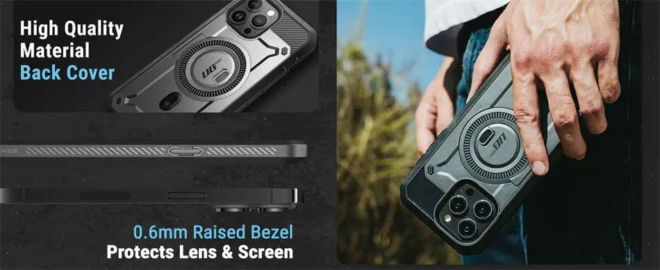 iPhone 15 Pro SUPCASE UB Pro Mag Full Body Protective Case with Magnetic Compatibility - Perfect for Outdoor Adventures, Work & Daily Use