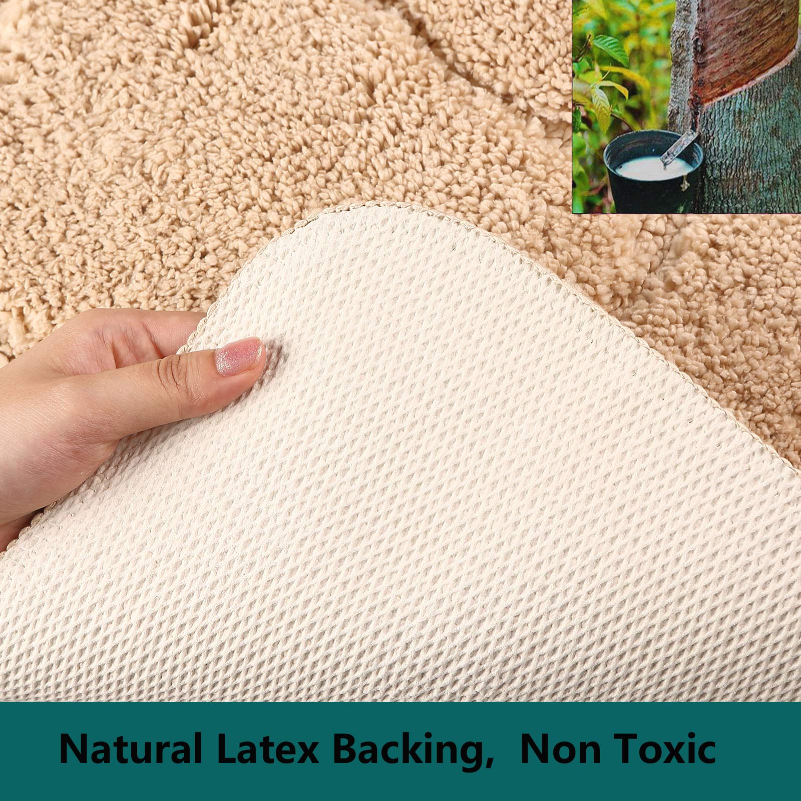 Premium M12 Ultra Soft Water Absorbent Microfiber Bath Mat - Non-Slip Shower Rug for Bathroom, Kitchen, Laundry & Bedroom - Machine Washable & Quick-Dry - Perfect for Wet Floors, Doorways & Spa-Like Bathrooms