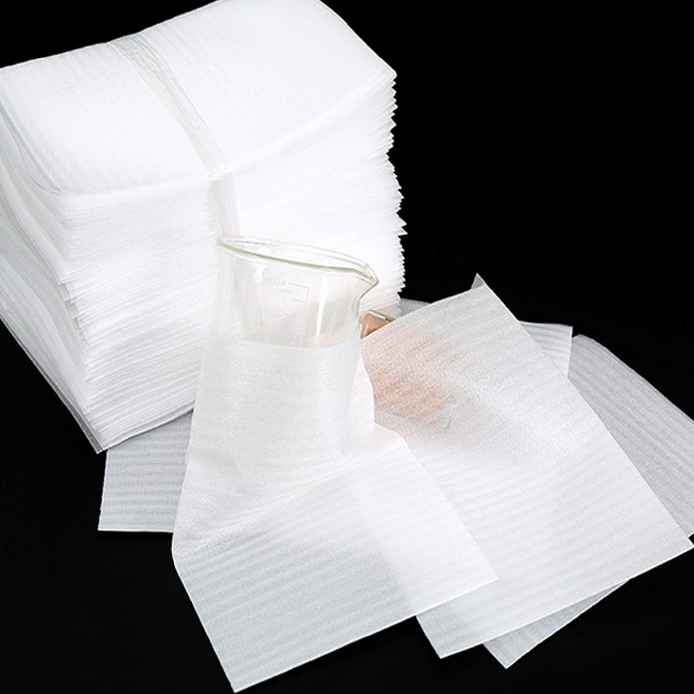 100 Pack White Cushion Foam Pouches - Protective Moving Wrap for Dishes, Cups & Furniture - Bubble-Free Packing Supplies for Shipping & Storage - Ideal for Home Moving, Online Sellers & Gift Packaging