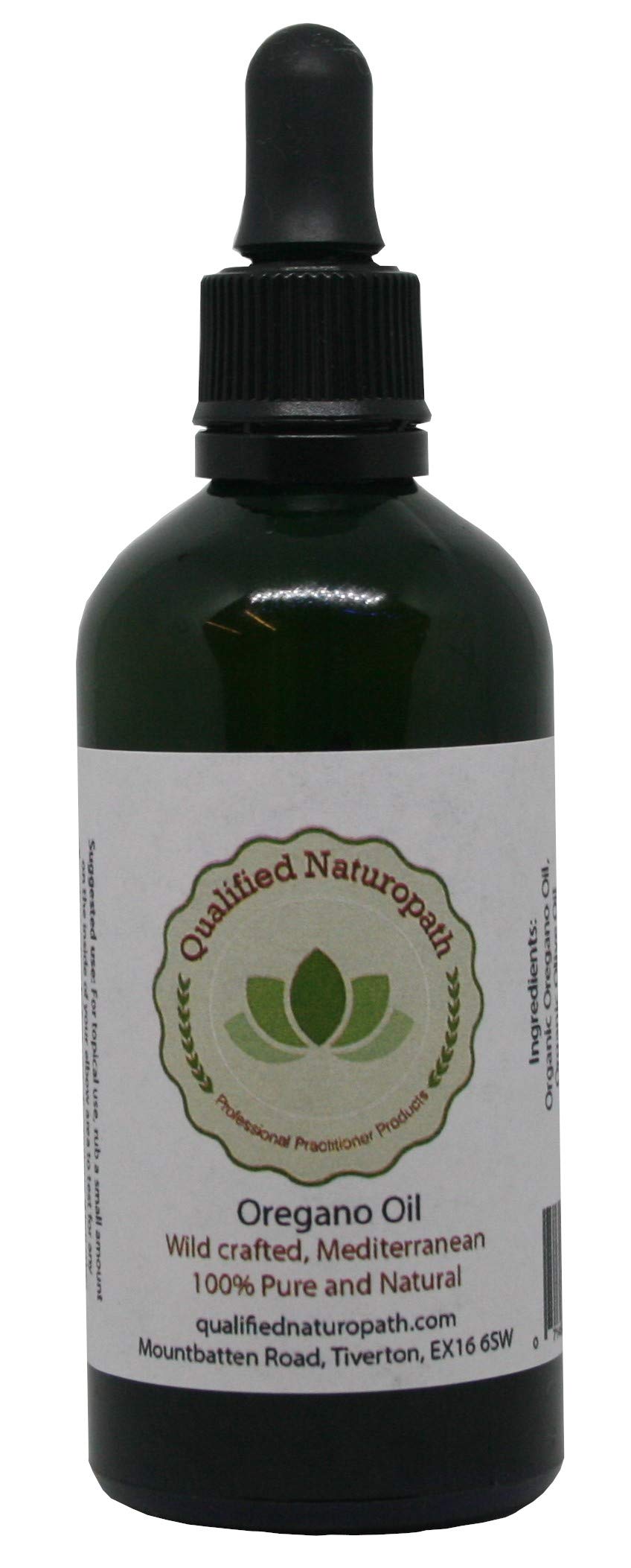 Organic Oregano Oil with 80% Carvacrol - 110ml Natural Herbal Supplement with Glass Dropper - Supports Immune System & Respiratory Health - Perfect for Aromatherapy, Cooking & Wellness Routines