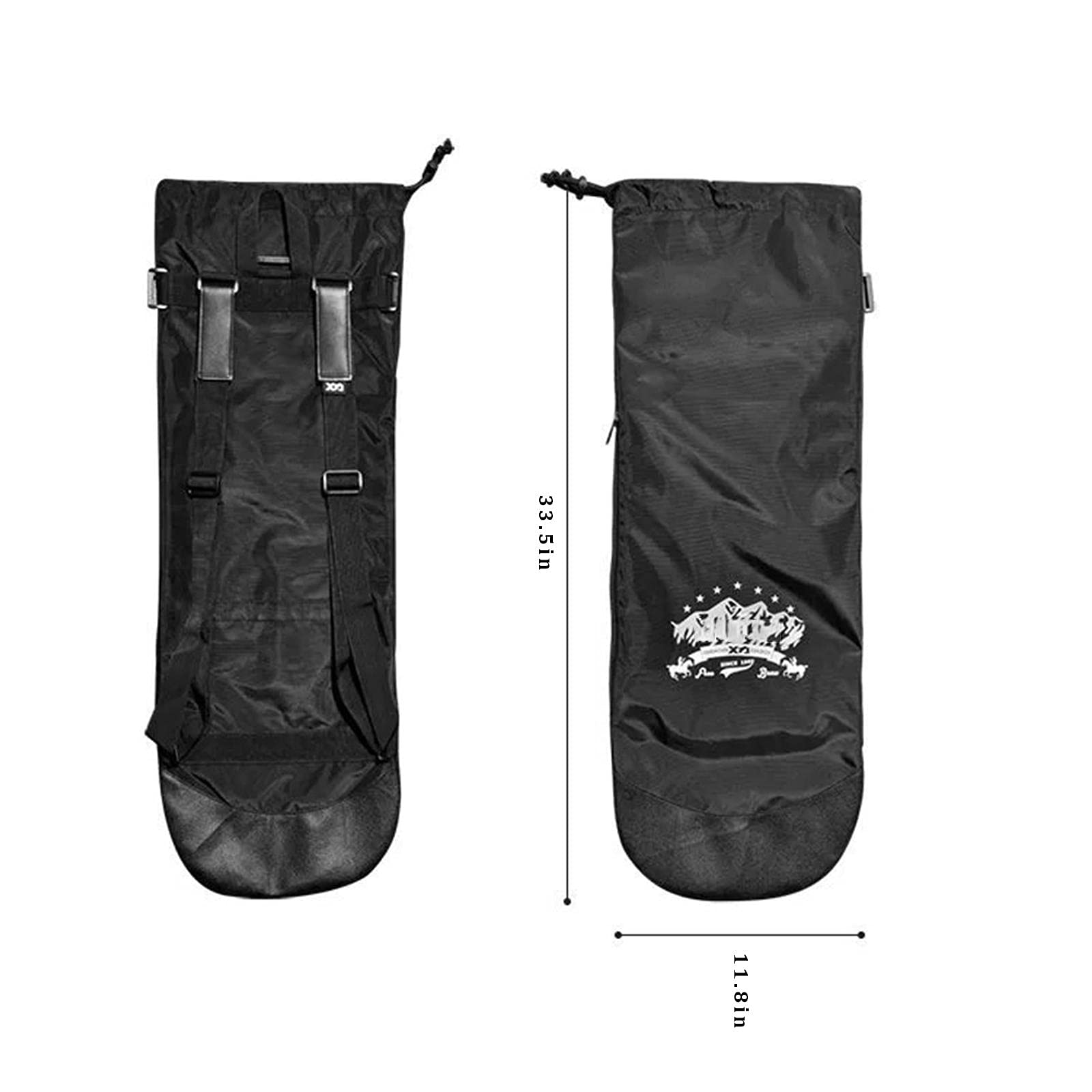 Electric Skateboard Backpack - Foldable Waterproof Travel Backpack with Adjustable Shoulder Straps, High-Capacity Fashion Backpack for Commuting, School & Outdoor Adventures - Perfect Gift for Skateboarders