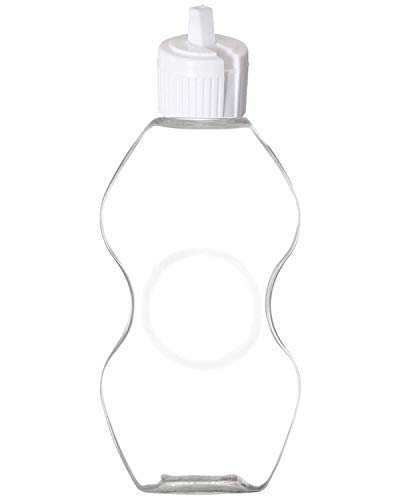 100 Pack 2oz (60ml) Empty Plastic Squeeze Bottles with Spout Cap - Travel Size Refillable Containers for Hand Sanitizer, Lotion, Shampoo, Soap - Perfect for Purse, Gym Bag & Travel Essentials
