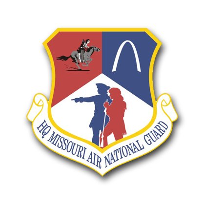 US Air Force Headquarters Missouri Air National Guard Waterproof Vinyl Window Bumper Sticker Decal 3.8