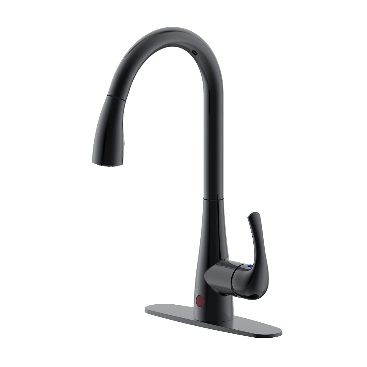 Westbrass KA03A-12 Touchless Motion Sensor Kitchen Faucet with Pull Down Sprayer - Oil Rubbed Bronze Finish | Hands-Free Operation for Hygienic Cooking & Cleaning | Perfect for Modern Kitchens, Restaurants & Commercial Use