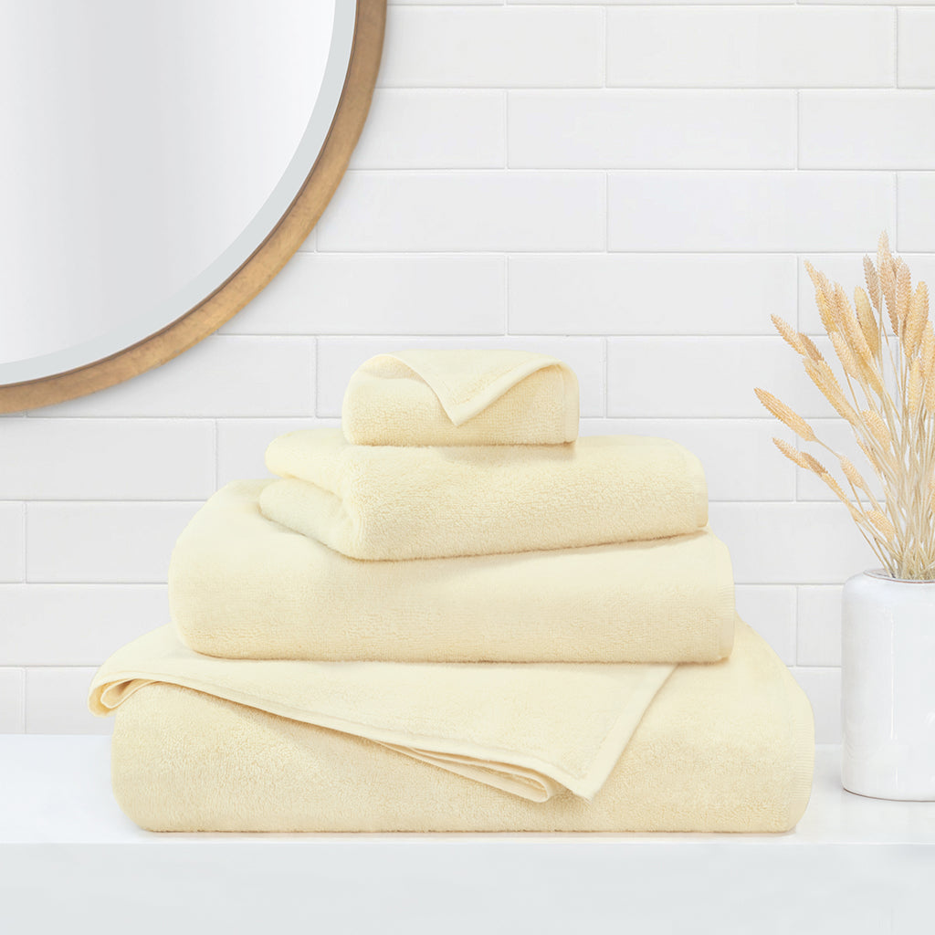 Soft Plush Buttercup Yellow Hand Towel - Super Absorbent & Quick Dry for Kitchen, Bathroom, and Gym Use