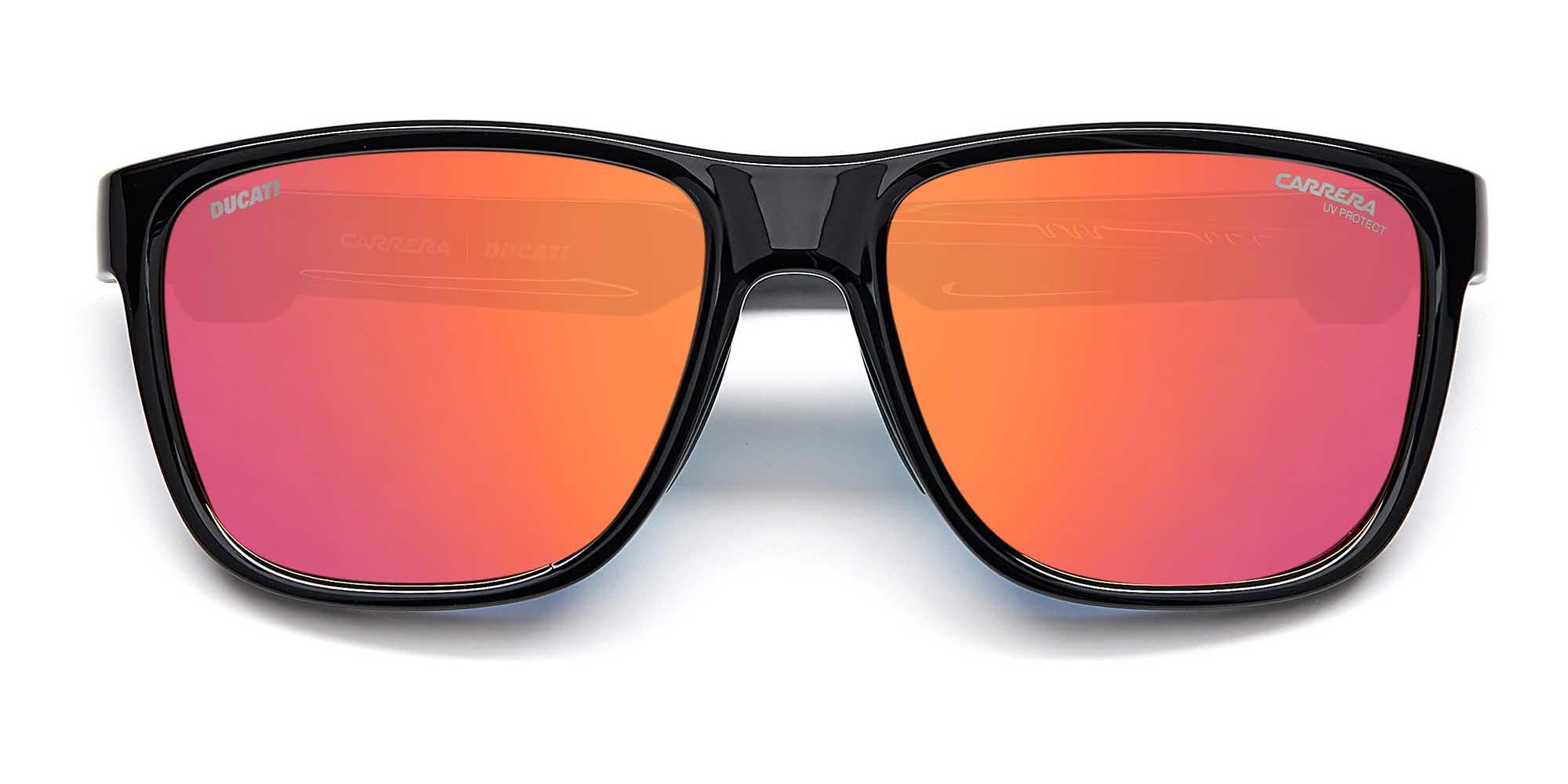 Ducati Carrera CARDUC 003/S Sunglasses - Motorcycle Racing Sunglasses for Men & Women - UV Protection Sport Shades for Cycling, Driving & Outdoor Activities