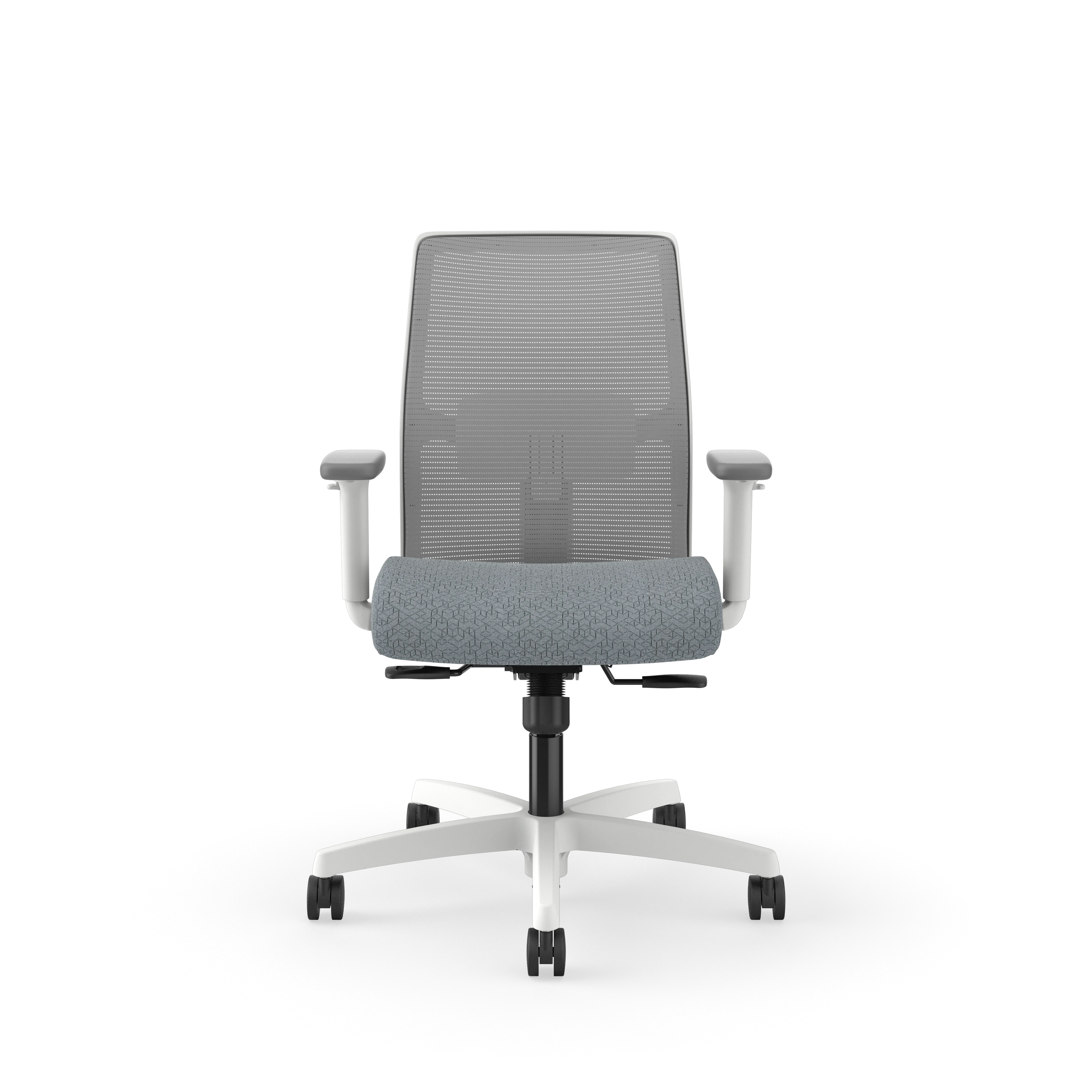 HON Ignition Mesh Basalt Office Chair with Fixed Arms - Ergonomic Desk Chair for Home & Office Workspace, Comfortable Seating for Long Hours