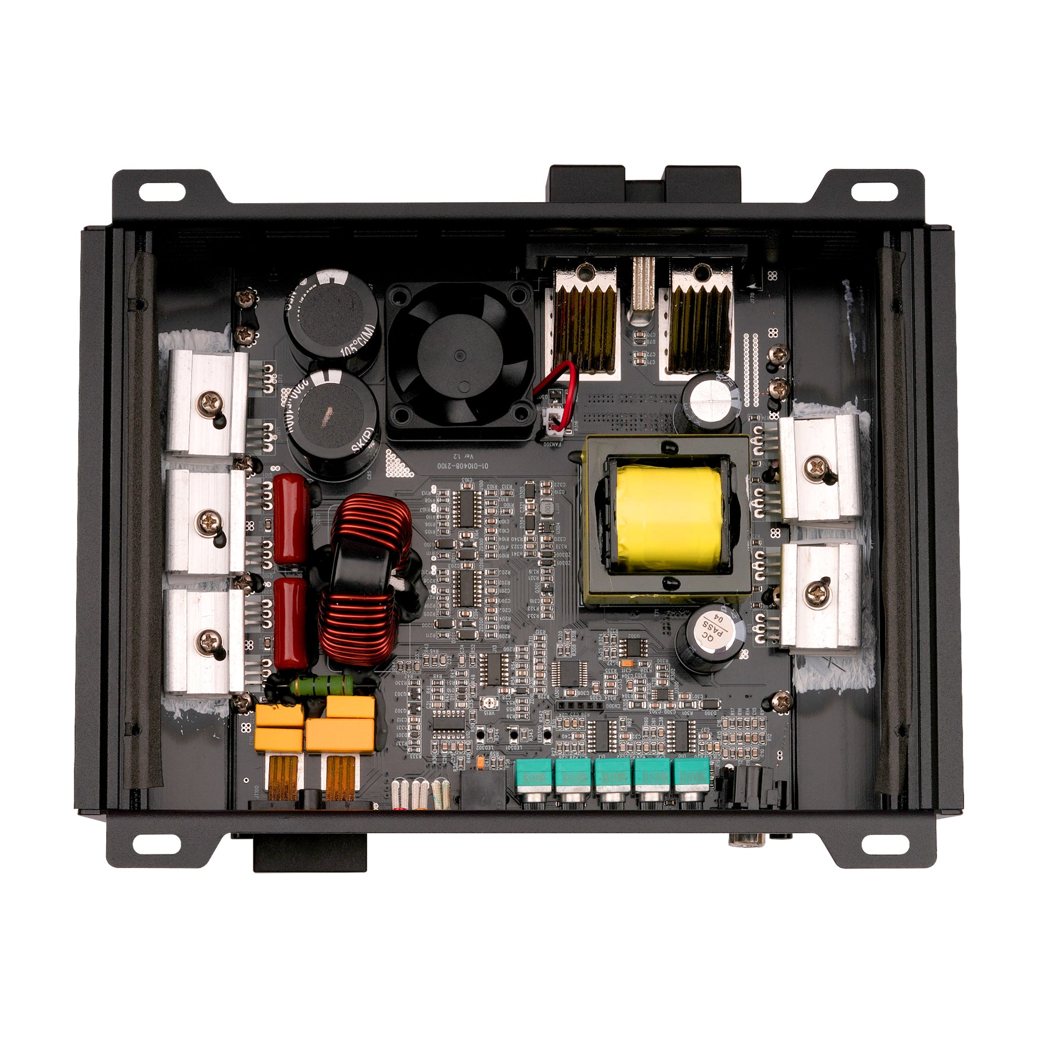 1500W Full Range Class D Mosfet Amplifier (APHF 1500D H1) - High Power Car Audio Amp for Subwoofers & Speakers | Perfect for Car Stereo Systems & Home Theater Setups