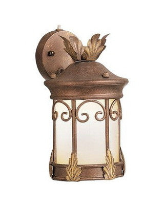 Kichler Lighting 10916 LZG Modesto 13W Energy Efficient Outdoor Wall Light - Legacy Bronze Finish for Patio, Garden & Entryway Lighting