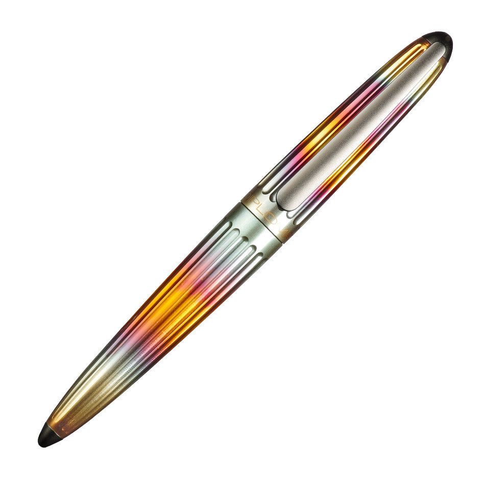 Premium Diplomat Aero Fountain Pen - Flame Orange Finish - Smooth Writing Luxury Pen for Professionals & Collectors - Perfect for Office, Signatures & Gift Giving