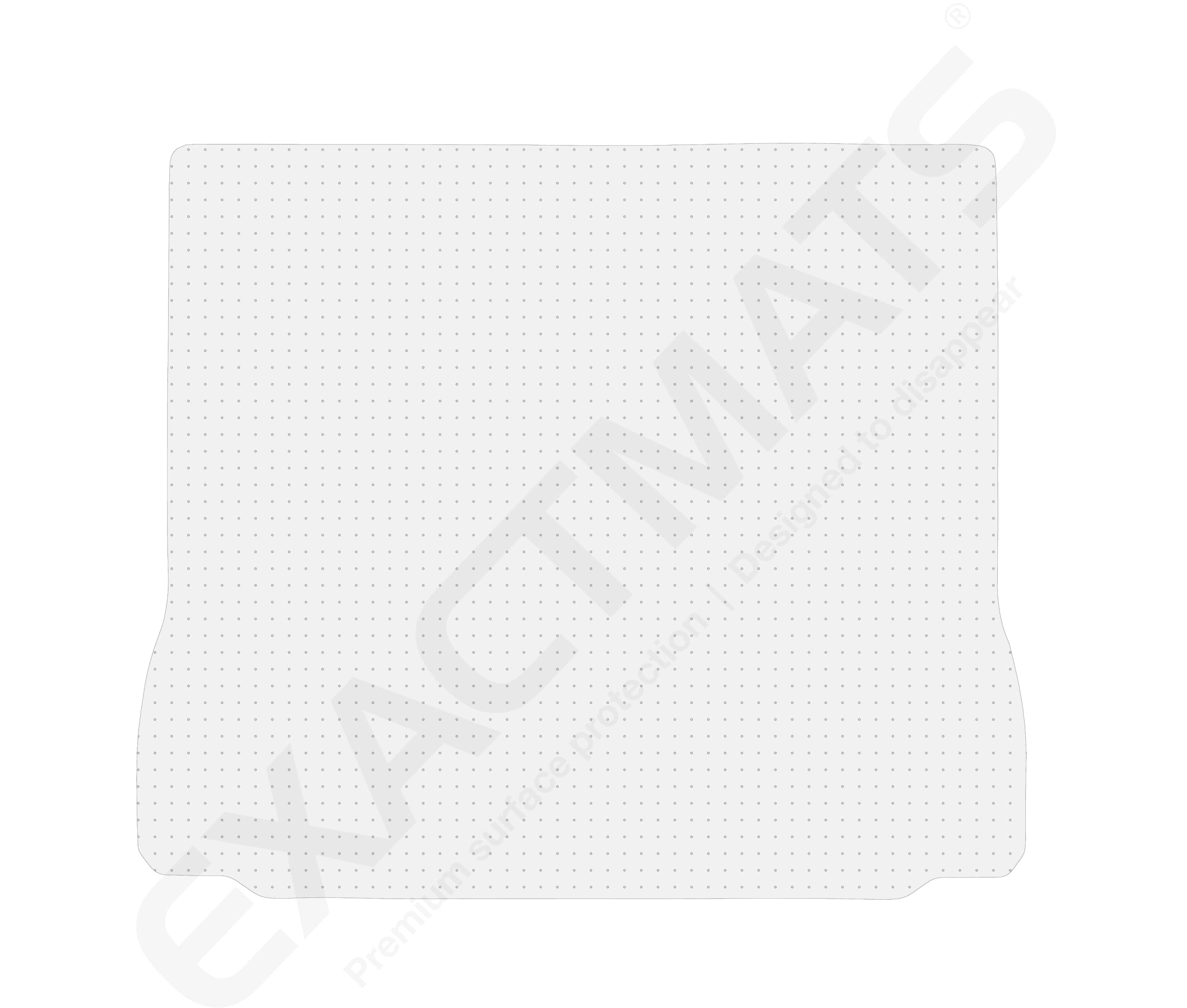 Premium Clear Floor Mat for Toyota Sequoia (2012-2022) - Heavy Duty Protection, USA Made, Fits 7-Passenger Models with 2nd Row Console - Perfect for Road Trips, Family Outings & Daily Commutes