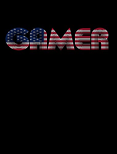 Black - Gamer Us Flag Patriotic