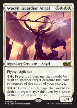 Magic: the Gathering - Avacyn, Guardian Angel (003/269) - Magic 2015 Trading Card | Collectible Card Game for MTG Players - Perfect for Deck Building & Competitive Play