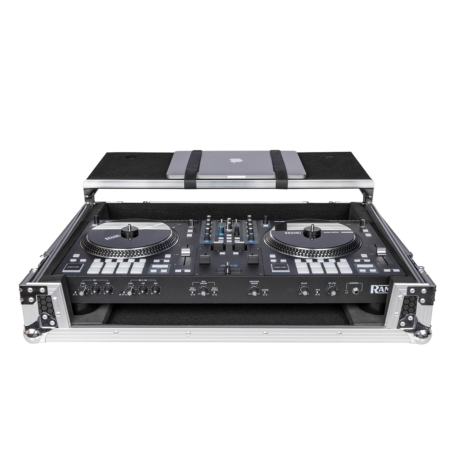 Rane One Compatible Headliner Flight Case with Laptop Platform & Wheels - Perfect for DJ Gigs, Music Performances & Travel Protection